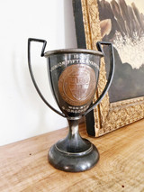 Petite 1908 Silver Plated 15 Yard Dash Trophy