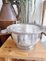 1923 Silver Plated Serving Bowl from The Biltmore Hotel Los Angeles