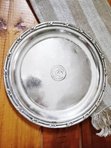 Antique Silver Plated Cleveland Athletic Club Tray