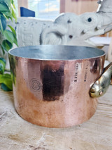 Antique English L. Jaeggi & Sons Copper Hotel Pot