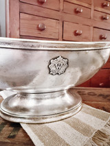 1917 Silver Plated Serving Bowl from Hotel Winton in Cleveland OH