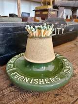 Antique Home Furnishings Advertising Match Striker