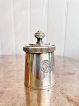 Antique Christofle Silver Pepper Mill from CGT French Line Ocean Liner