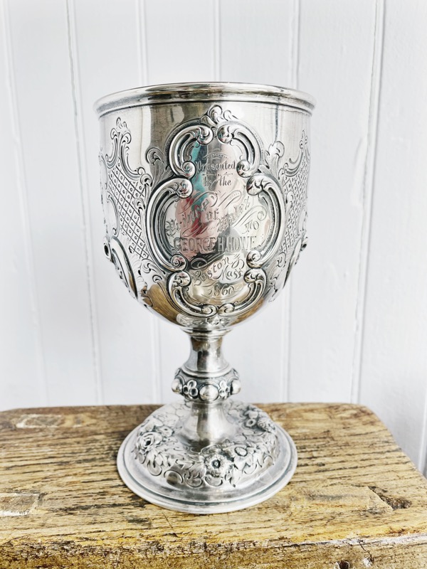 1860 Sterling Silver Cup Presented by The Prince of Wales