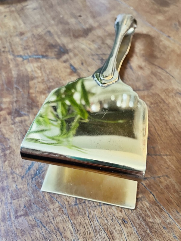 Large Cartier Gilt Silver Asparagus Tongs