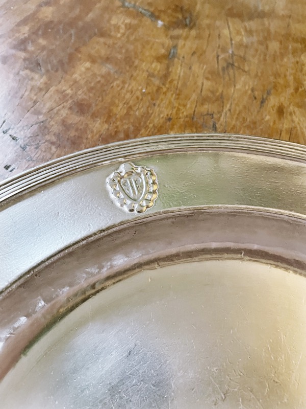 Antique Silver Plated Serving Tray from The Plaza Hotel NYC