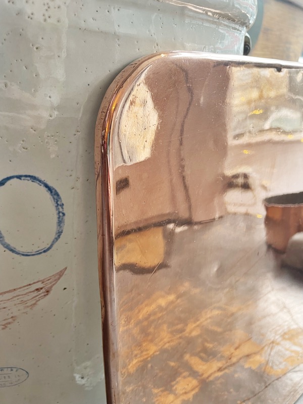 Antique English Copper Baking Sheet by Jones Bros of London