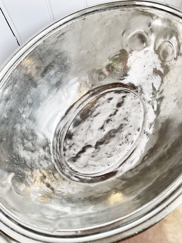 Antique English Silver Plated Serving Bowl from White Star Line Ocean Liner