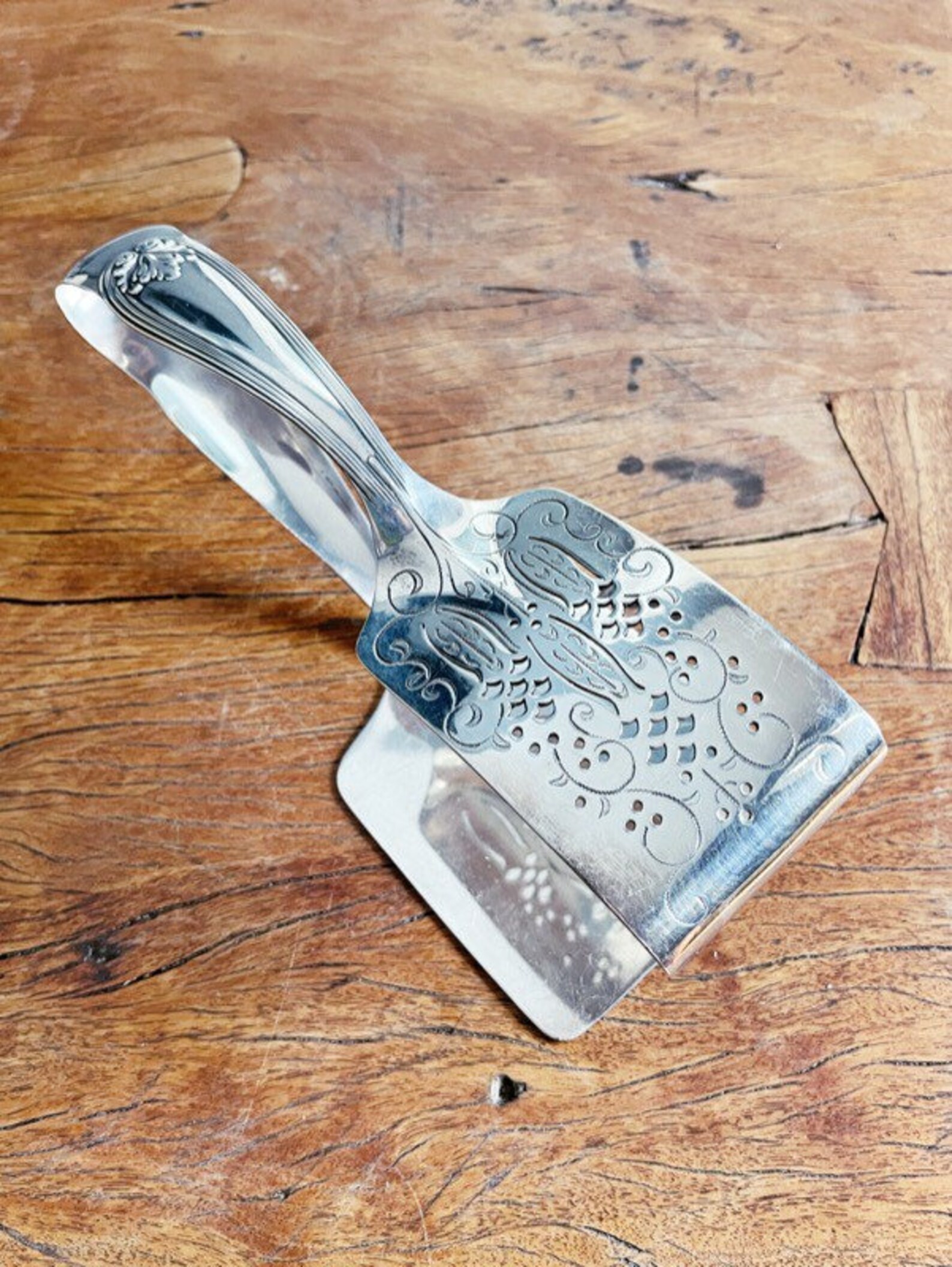 Tiffany & Co Sterling Silver Colonial Asparagus Tongs - Batterby House