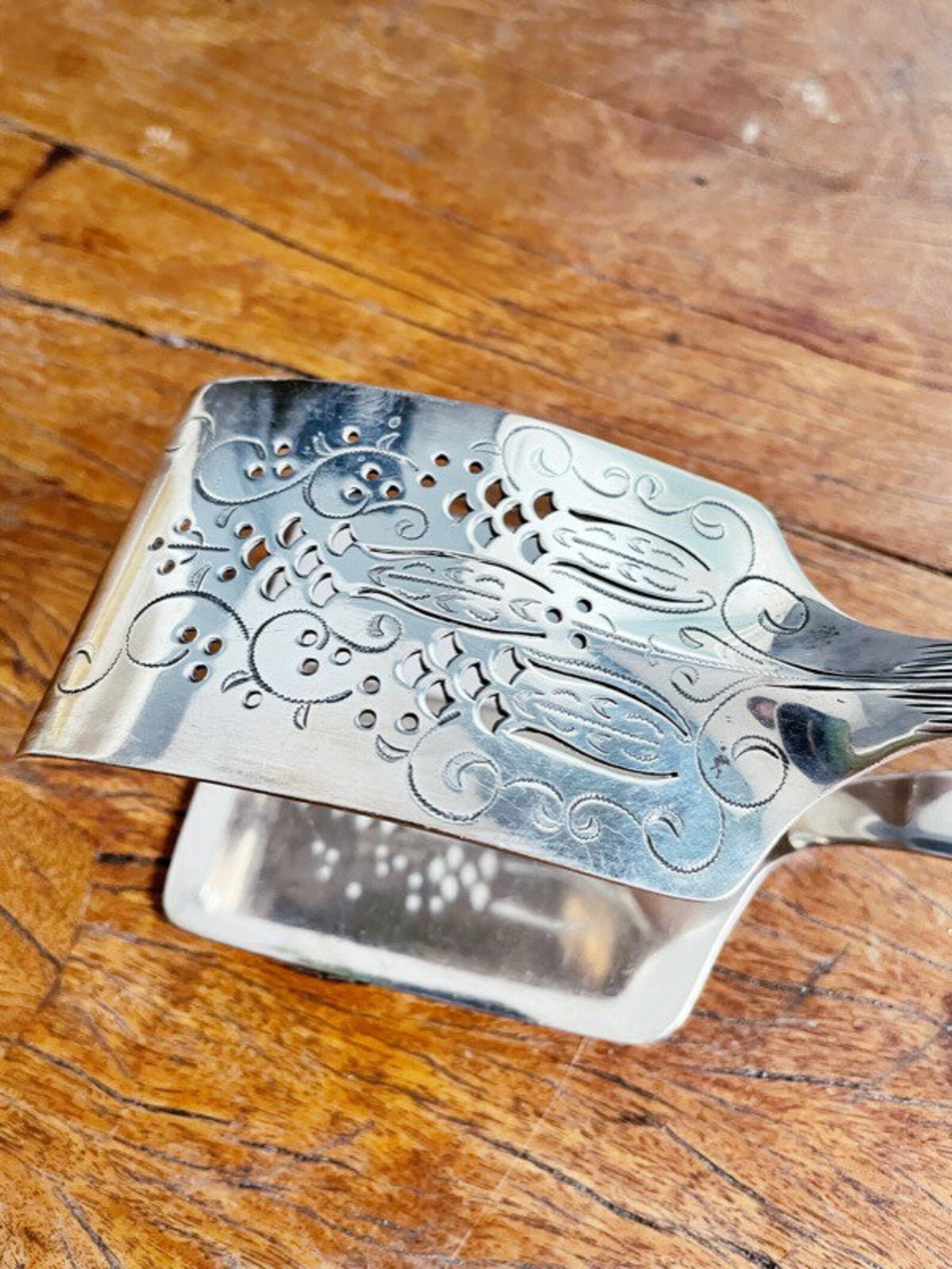 Tiffany & Co Sterling Silver Colonial Asparagus Tongs - Batterby House