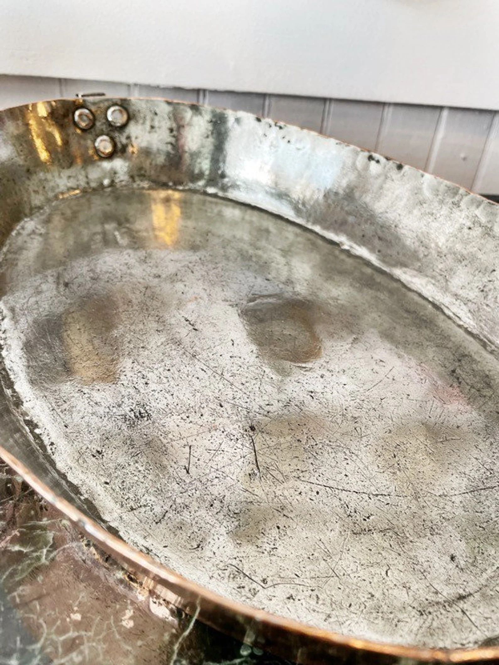Antique Duparquet Copper Roasting Dish from The Pierre Hotel NYC