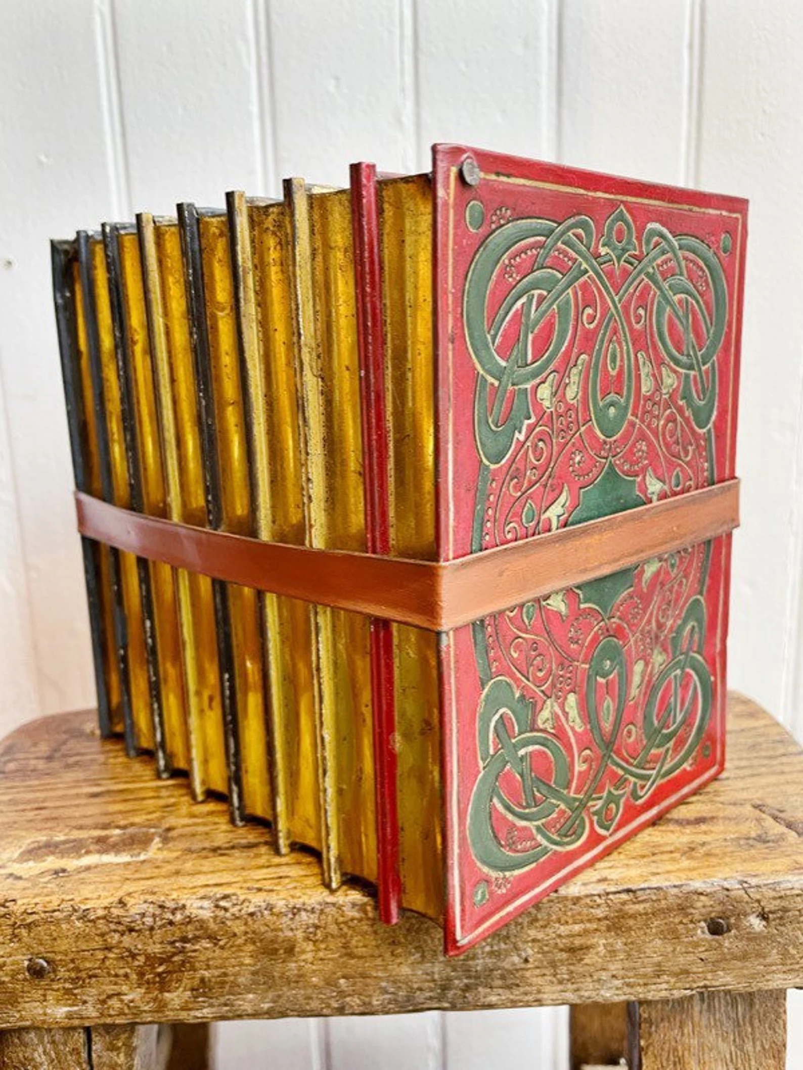 Antique English Book Biscuit Tin - Huntley & Palmers