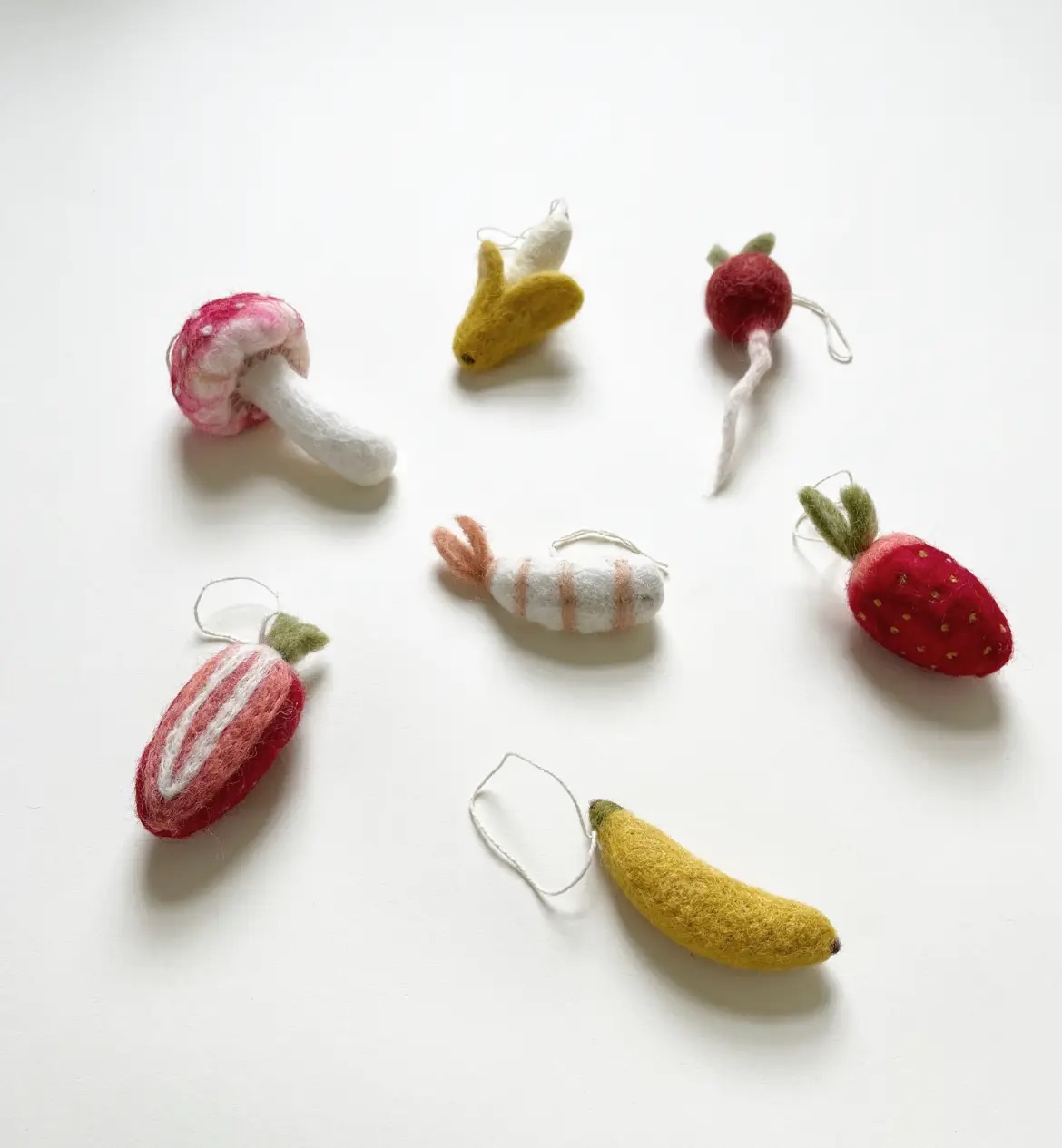 Wool Felt Ornament Set