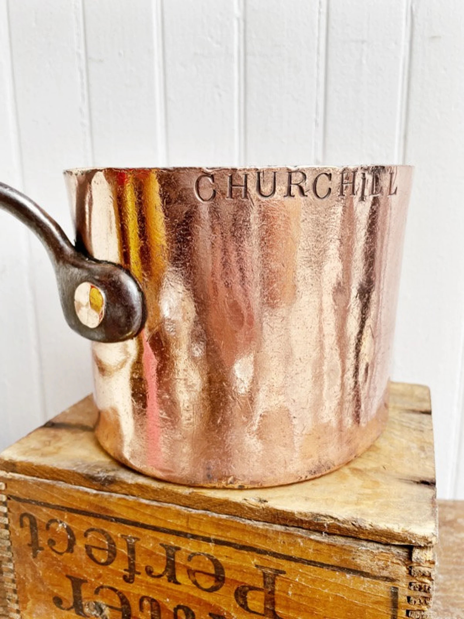 Antique L. Barth Copper Pot from Churchill’s Restaurant & Cabaret NYC