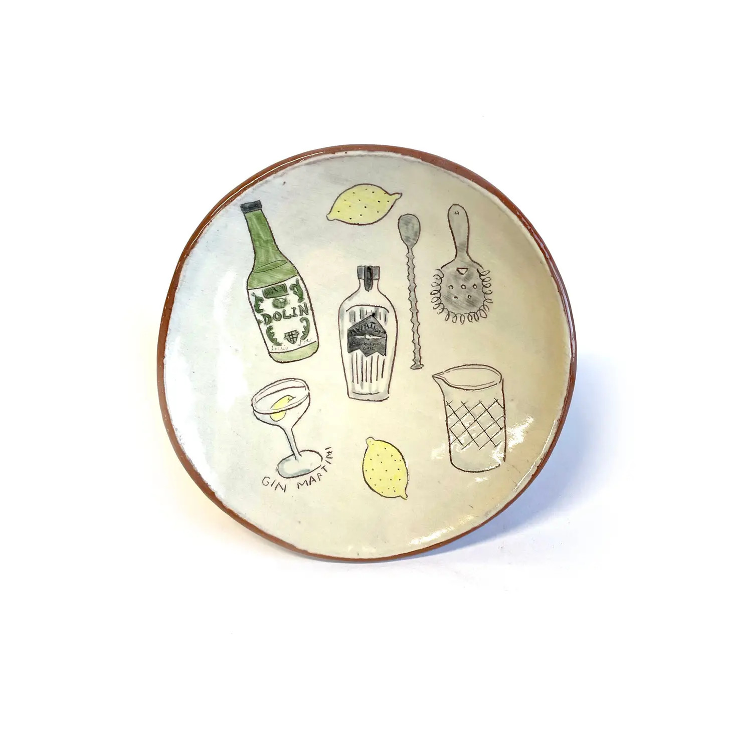 Gin Martini Plate