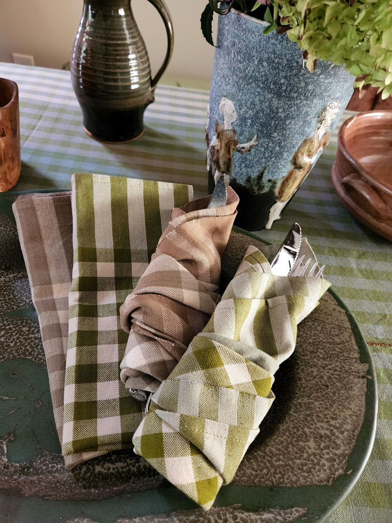Pinyon Cotton Grid Napkins