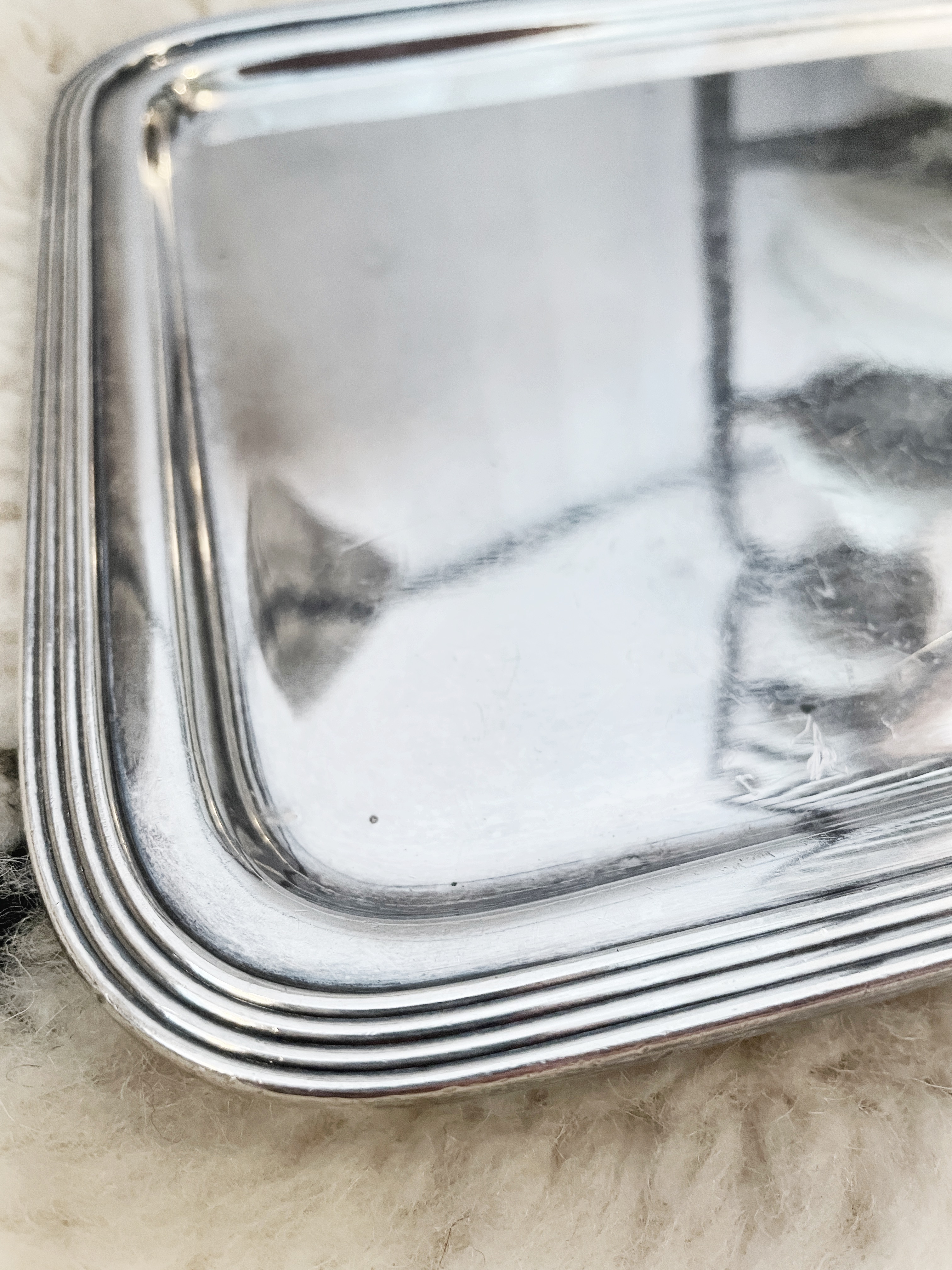 Vintage Silver New York Central Railroad Serving Tray