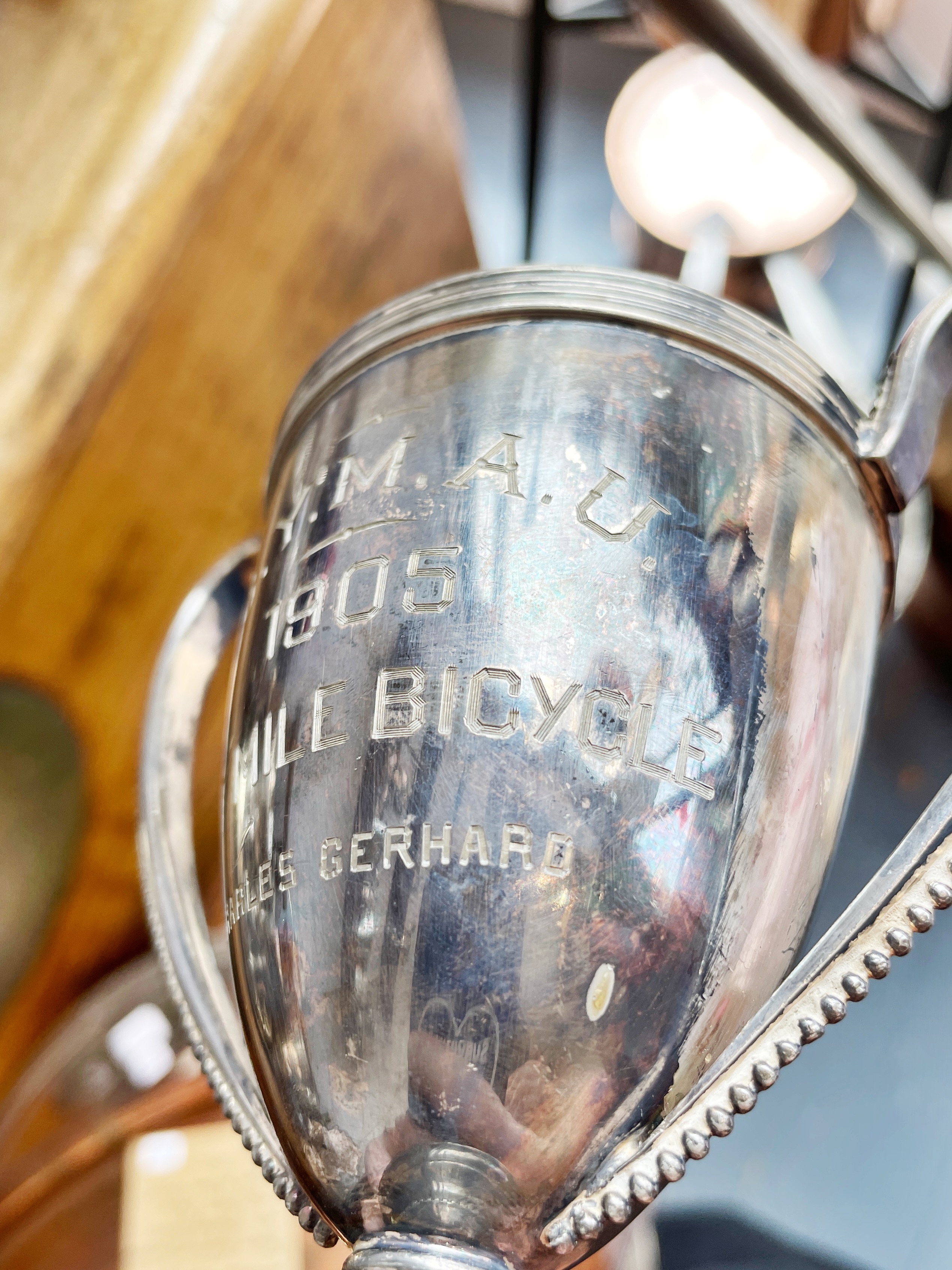 1905 Bicycle Race Trophy
