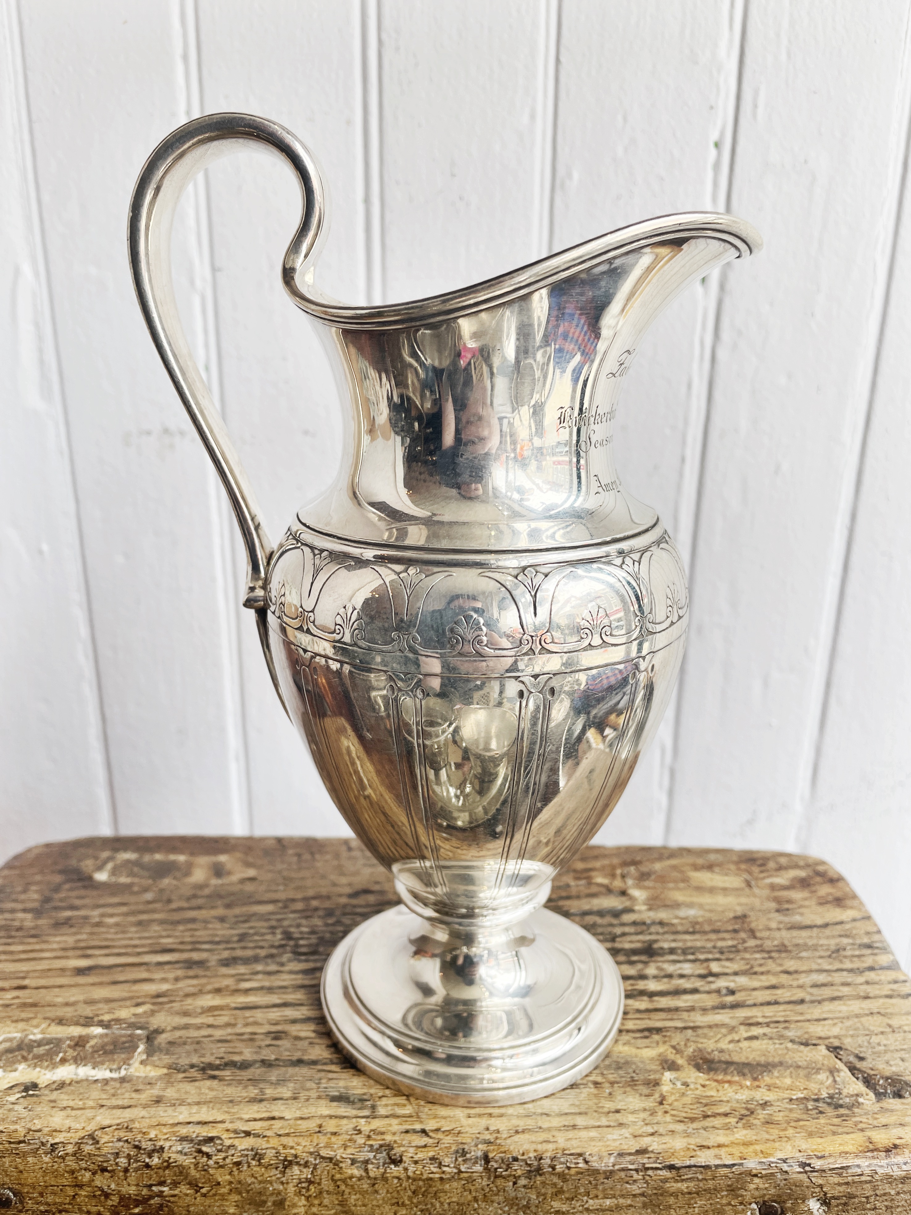1920 Sterling Silver Tiffany & Co Knickerbocker Club Golf Trophy Pitcher