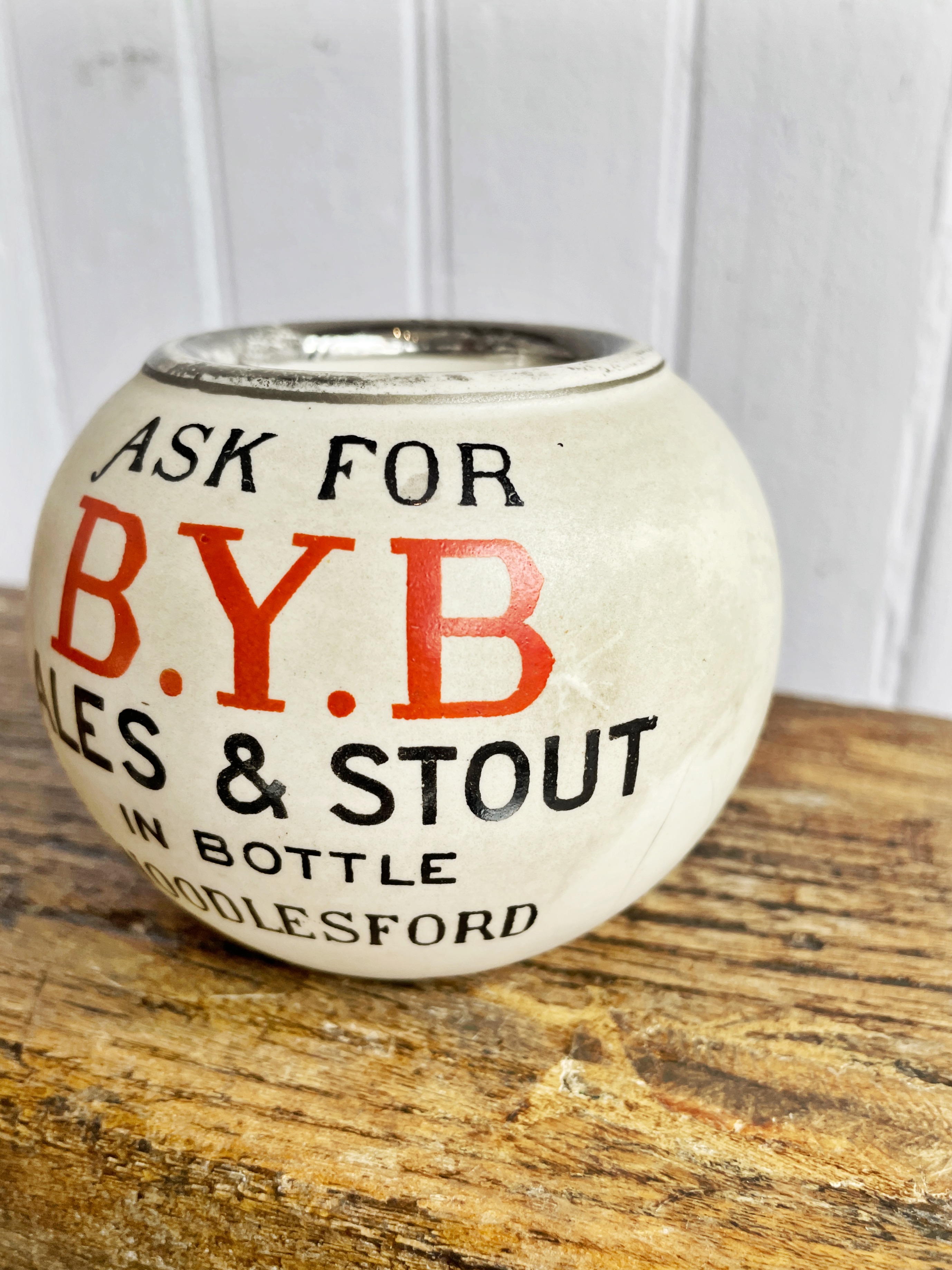 Antique English Ale & Stout Advertising Match Striker