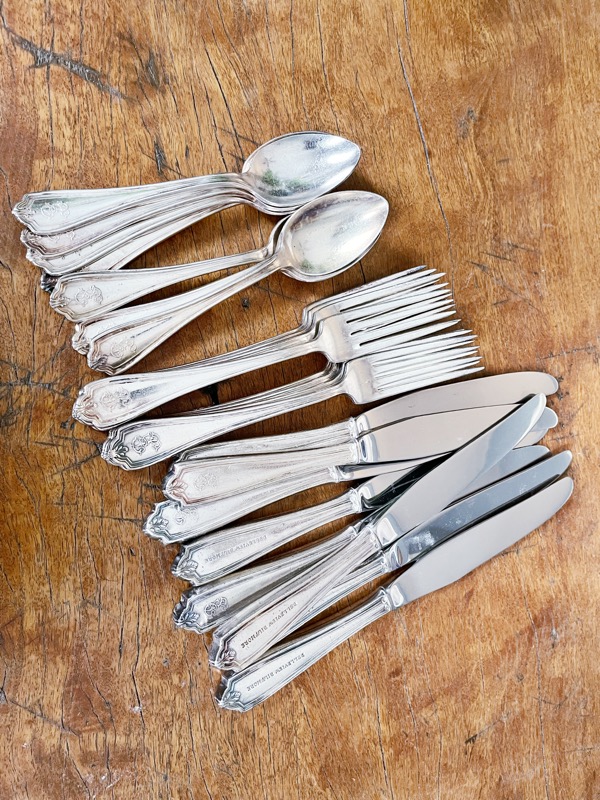 Service for 8 of Silver Plated Flatware from The Biltmore Hotel Belleview FL