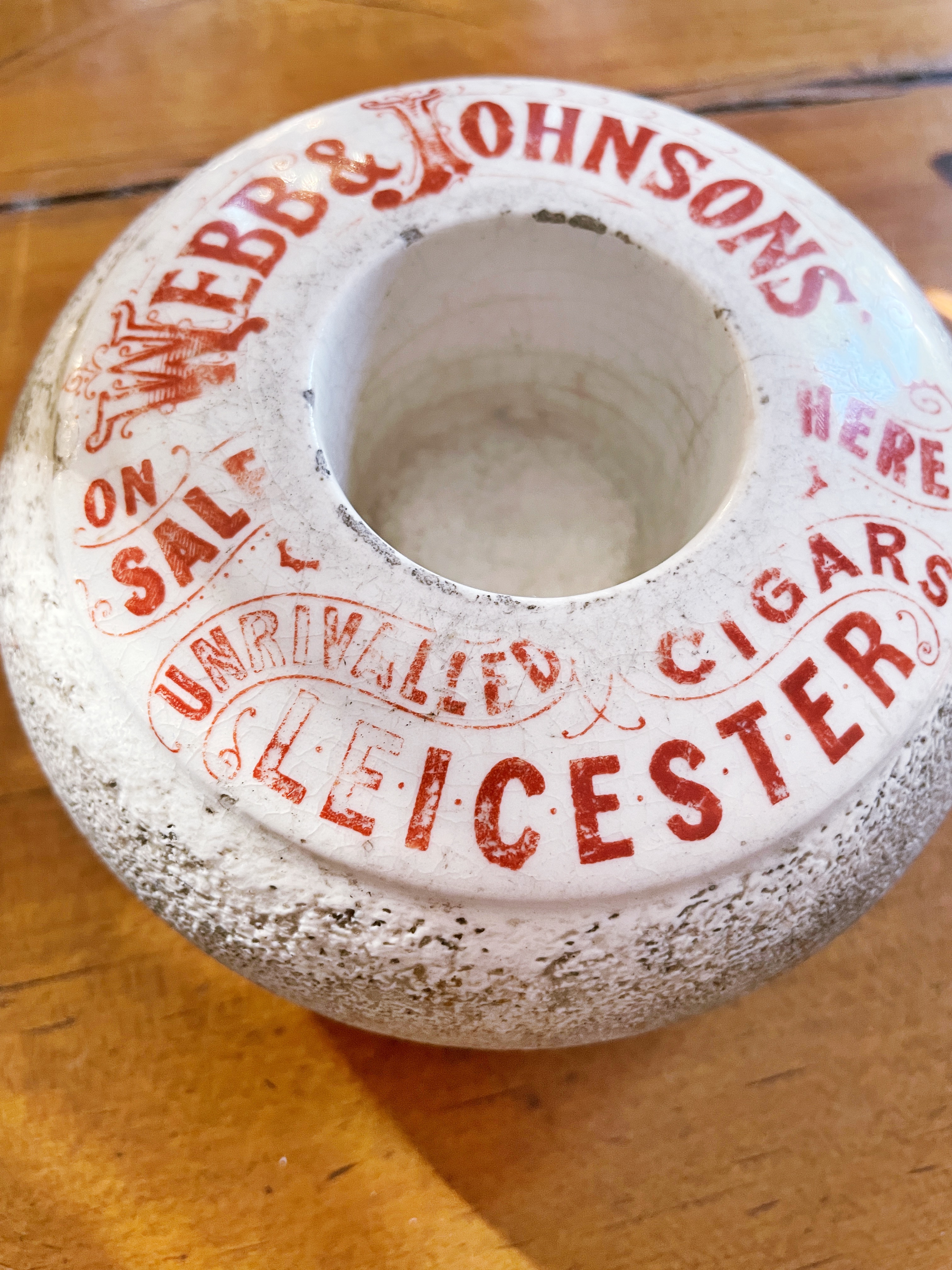 Antique English Cigars Advertising Match Striker
