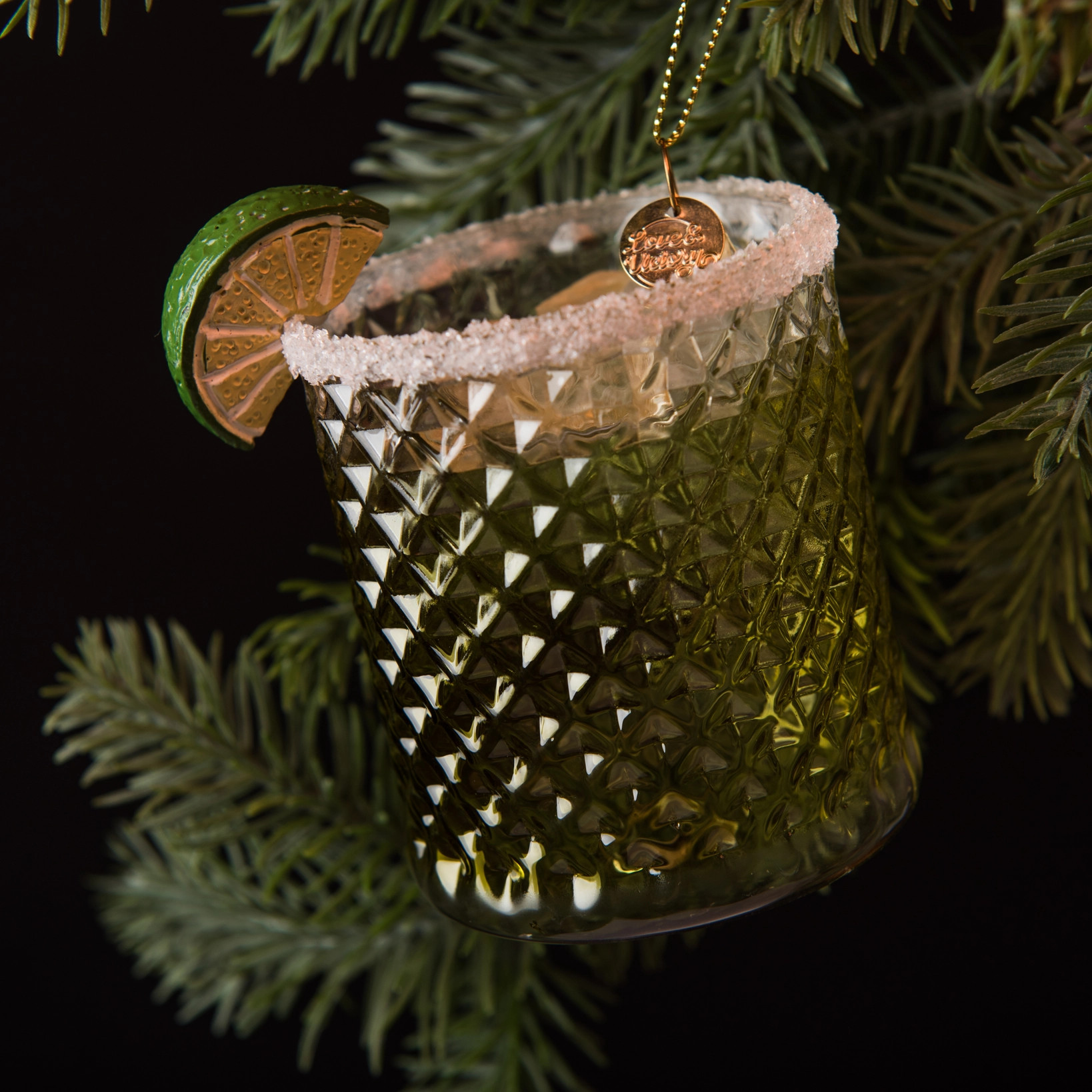 Margarita Cocktail Holiday Ornament 