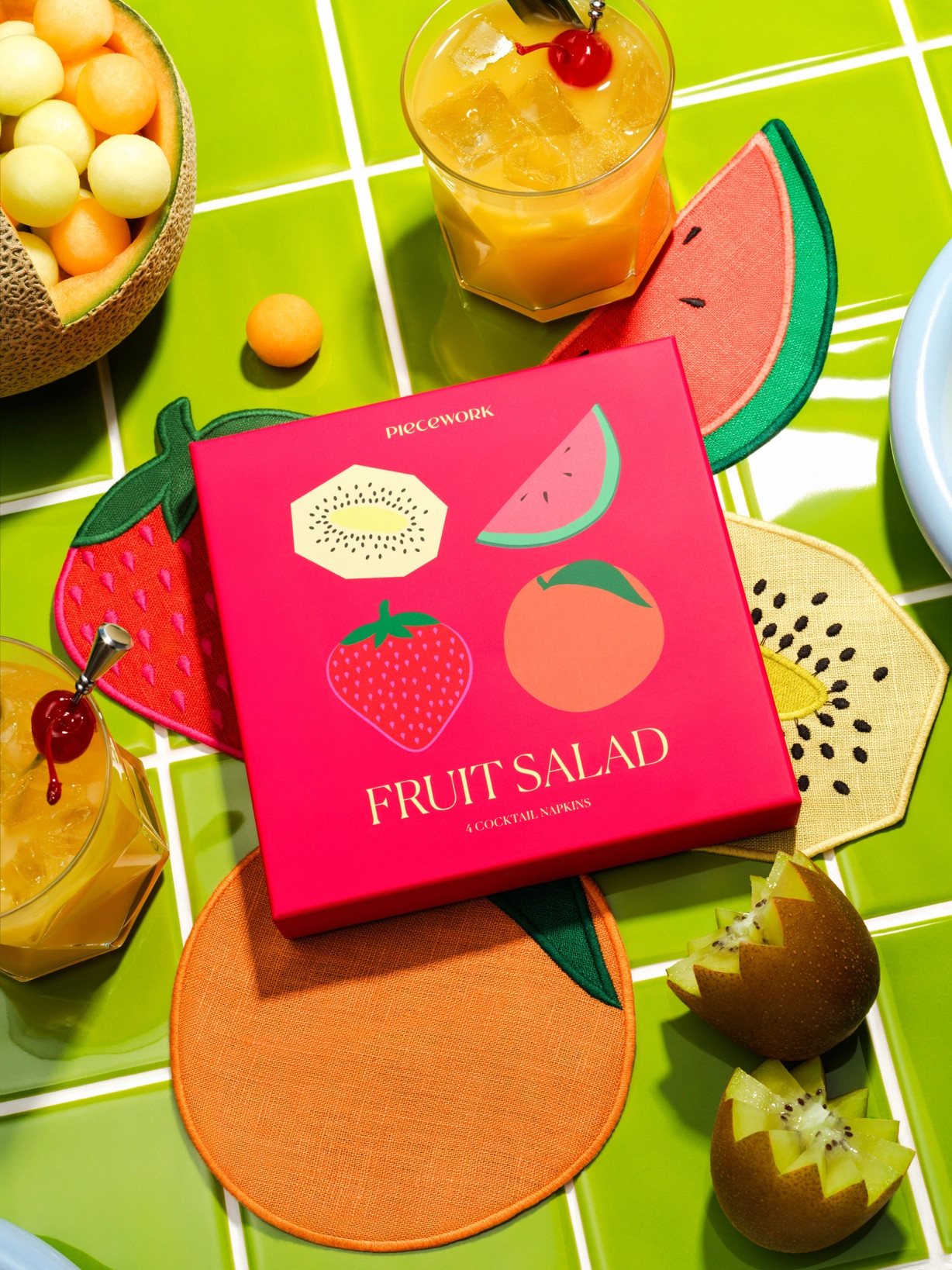 Fruit Salad Cocktail Napkins - Thumbnail 5