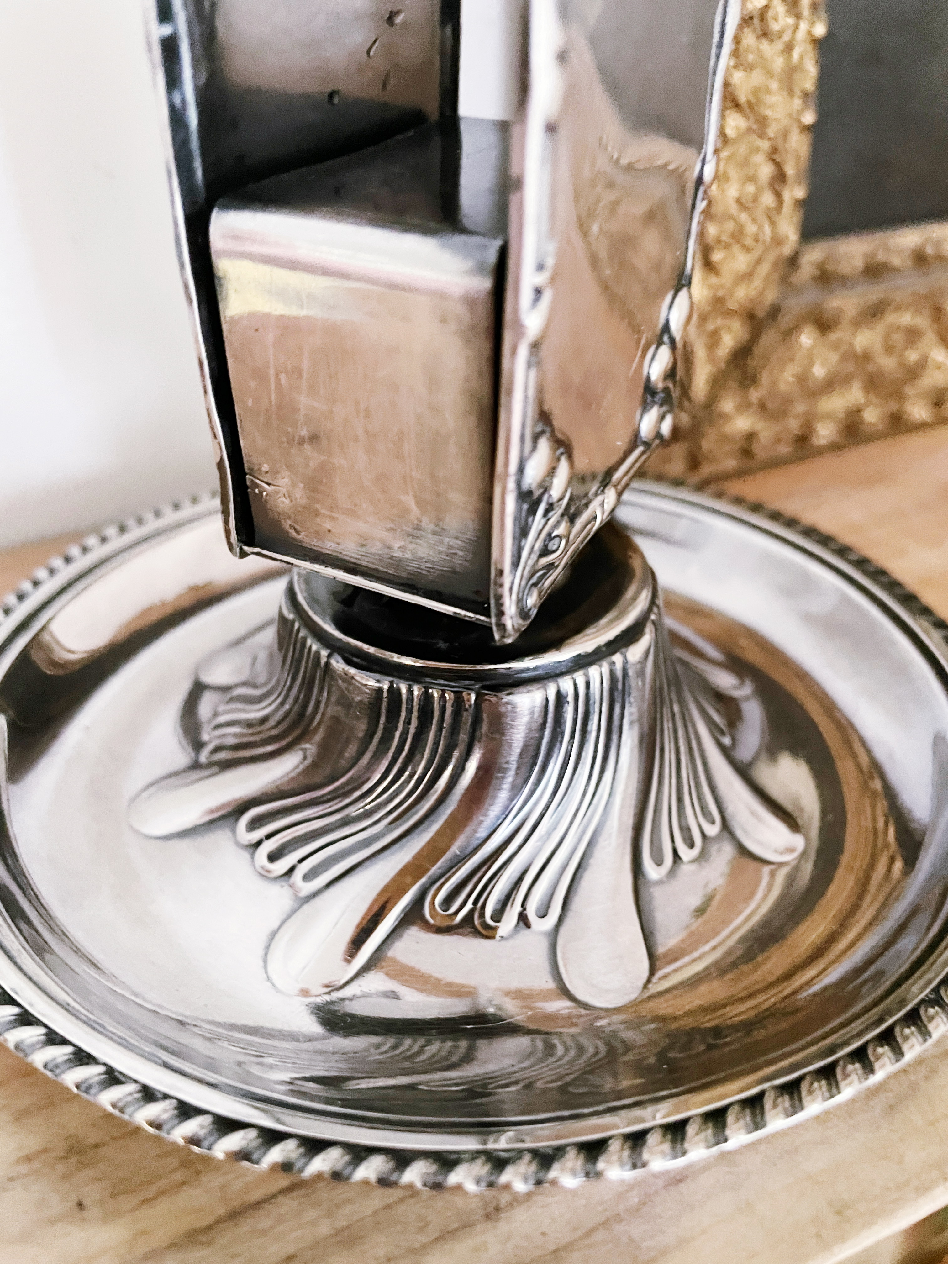 Antique Tiffany and Co Silver Plated Matchbox Holder - Batterby House