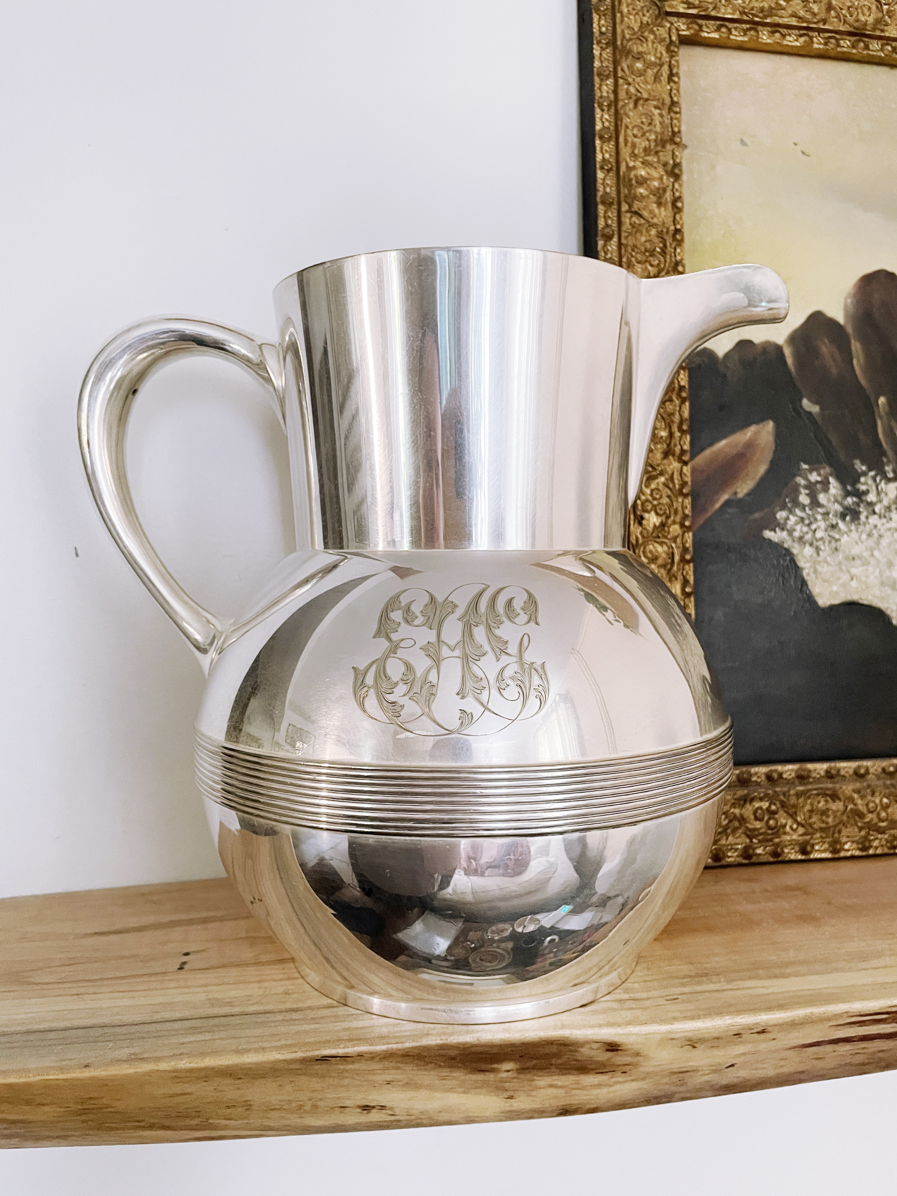 Antique Silver Plated Tiffany & Co 6 Pint Water Pitcher - Batterby