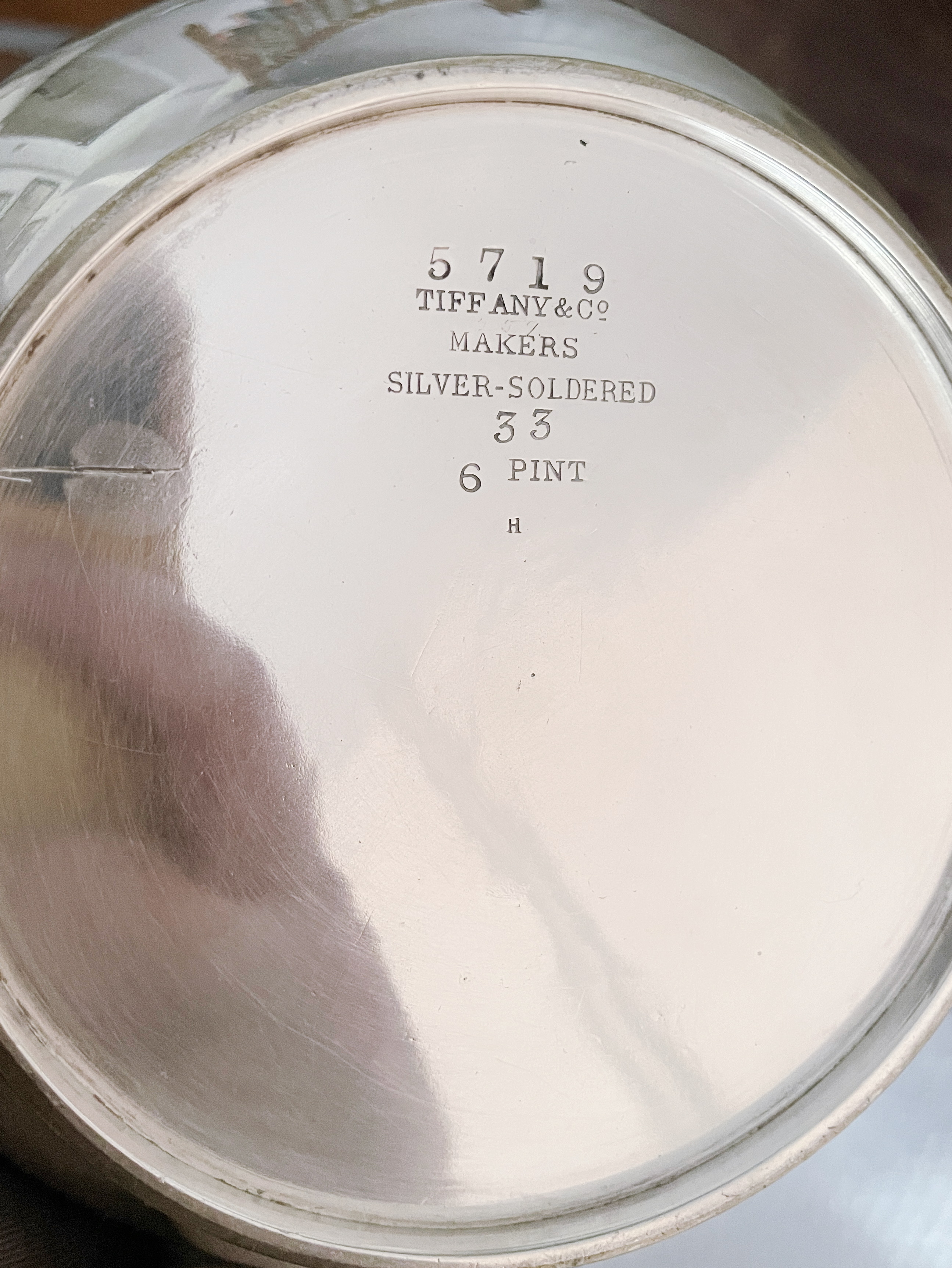 Antique Silver Plated Tiffany & Co 6 Pint Water Pitcher - Batterby