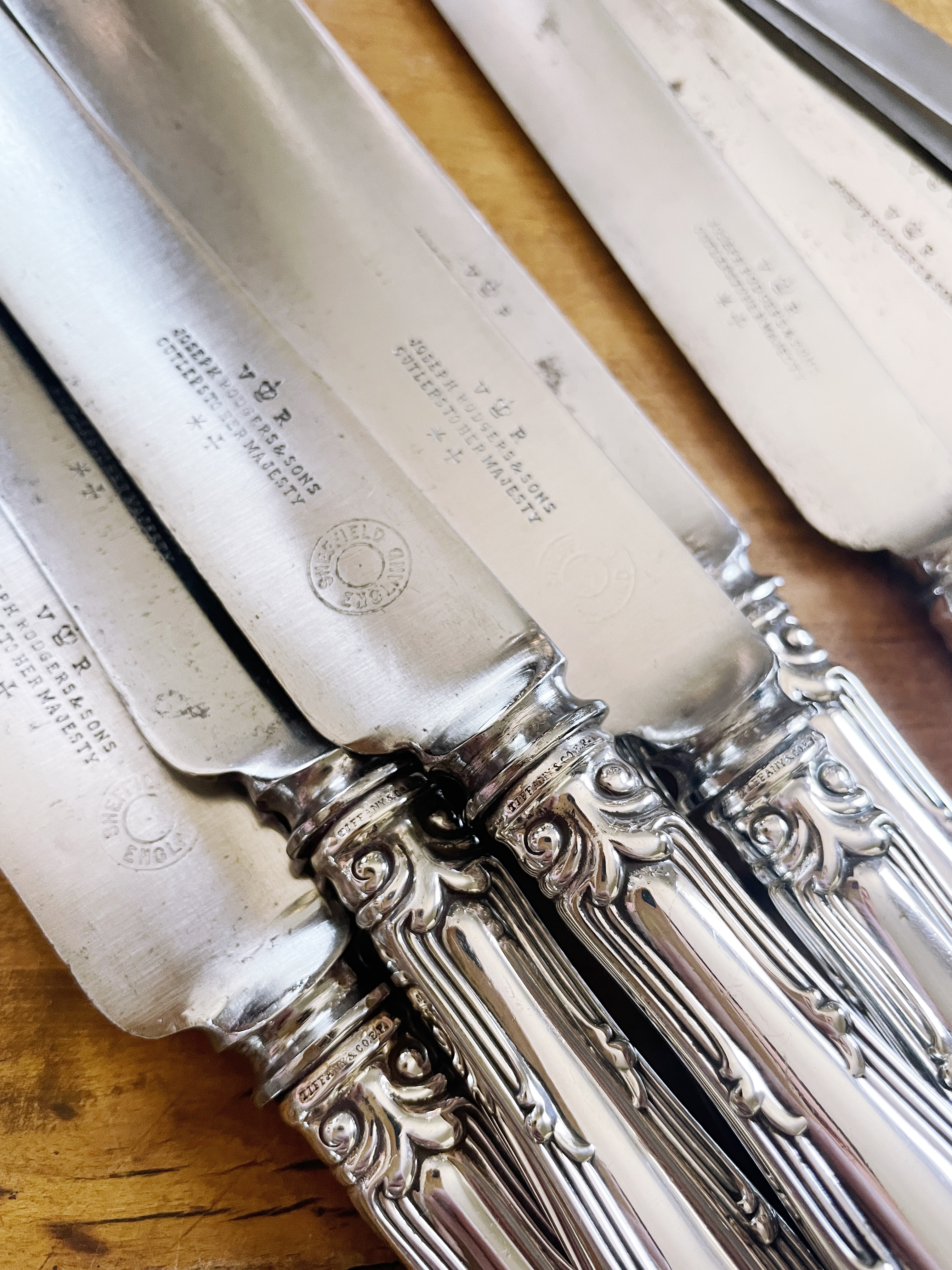 Antique Silver Plated Tiffany & Co Flatware Service for 6 - 30