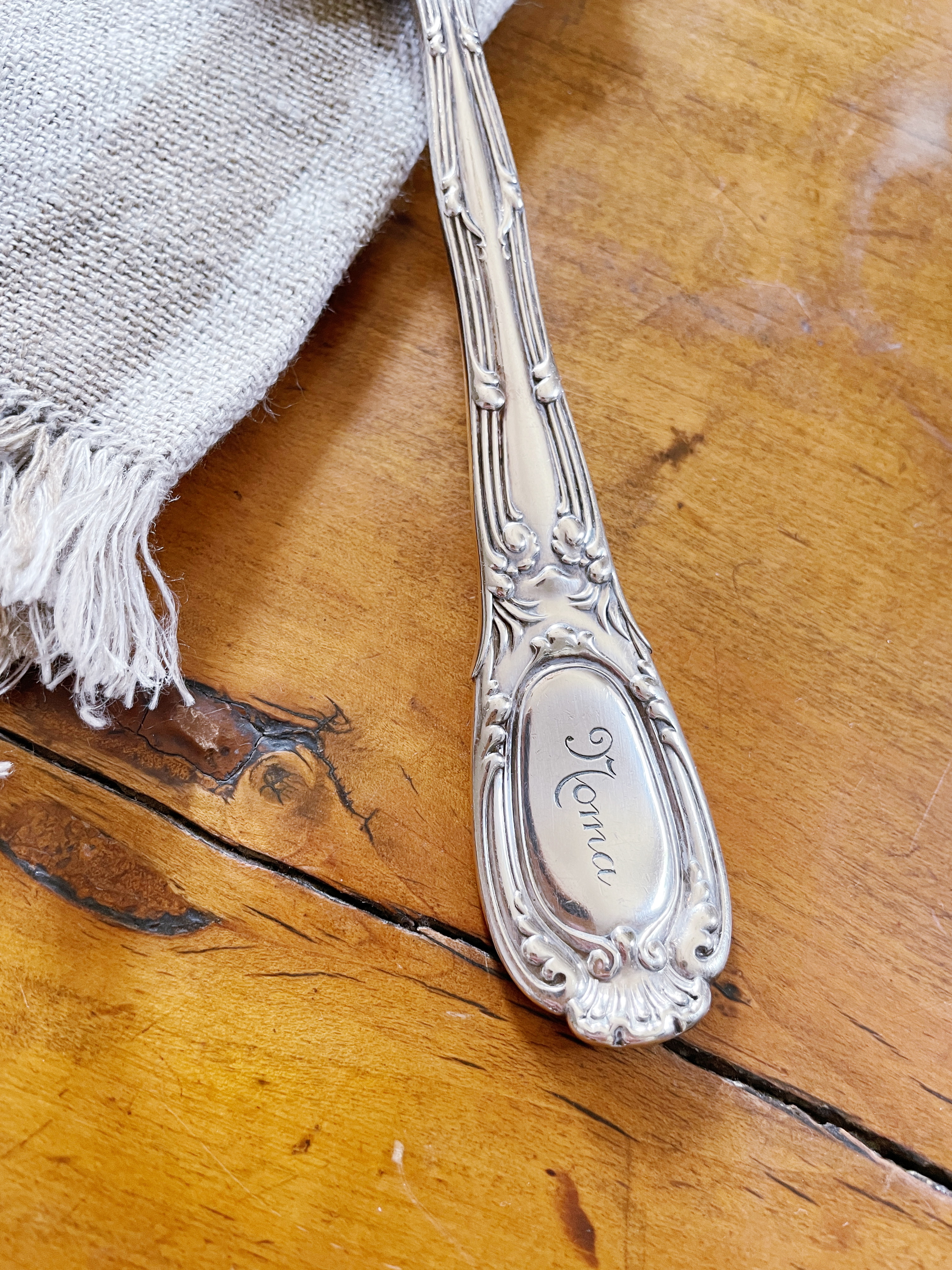 Antique Tiffany & Co Silver Serving Spoon from JJ Astor Yacht Noma