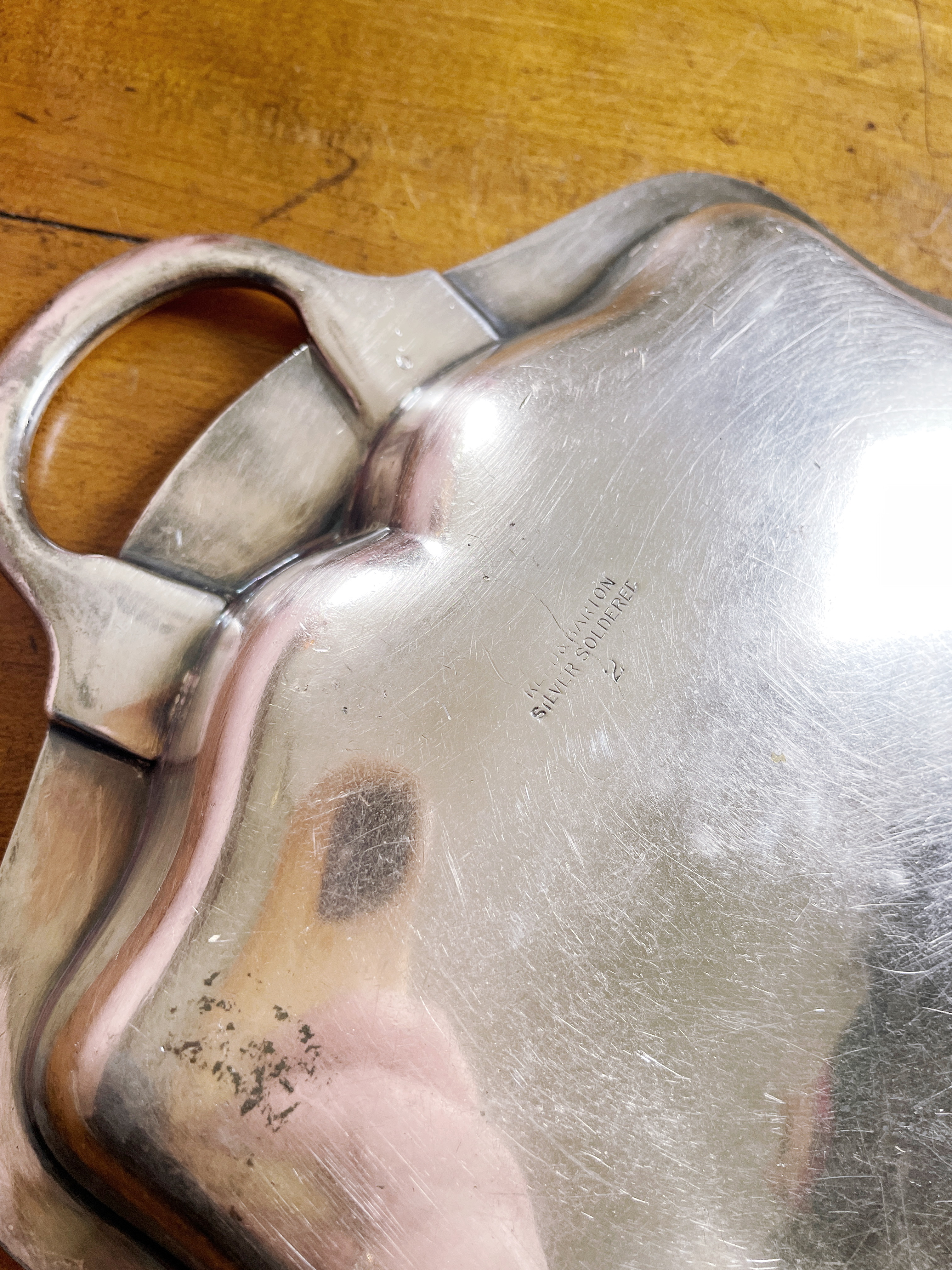 Antique Silver Plated Southern Railway Crumber Dust Pan