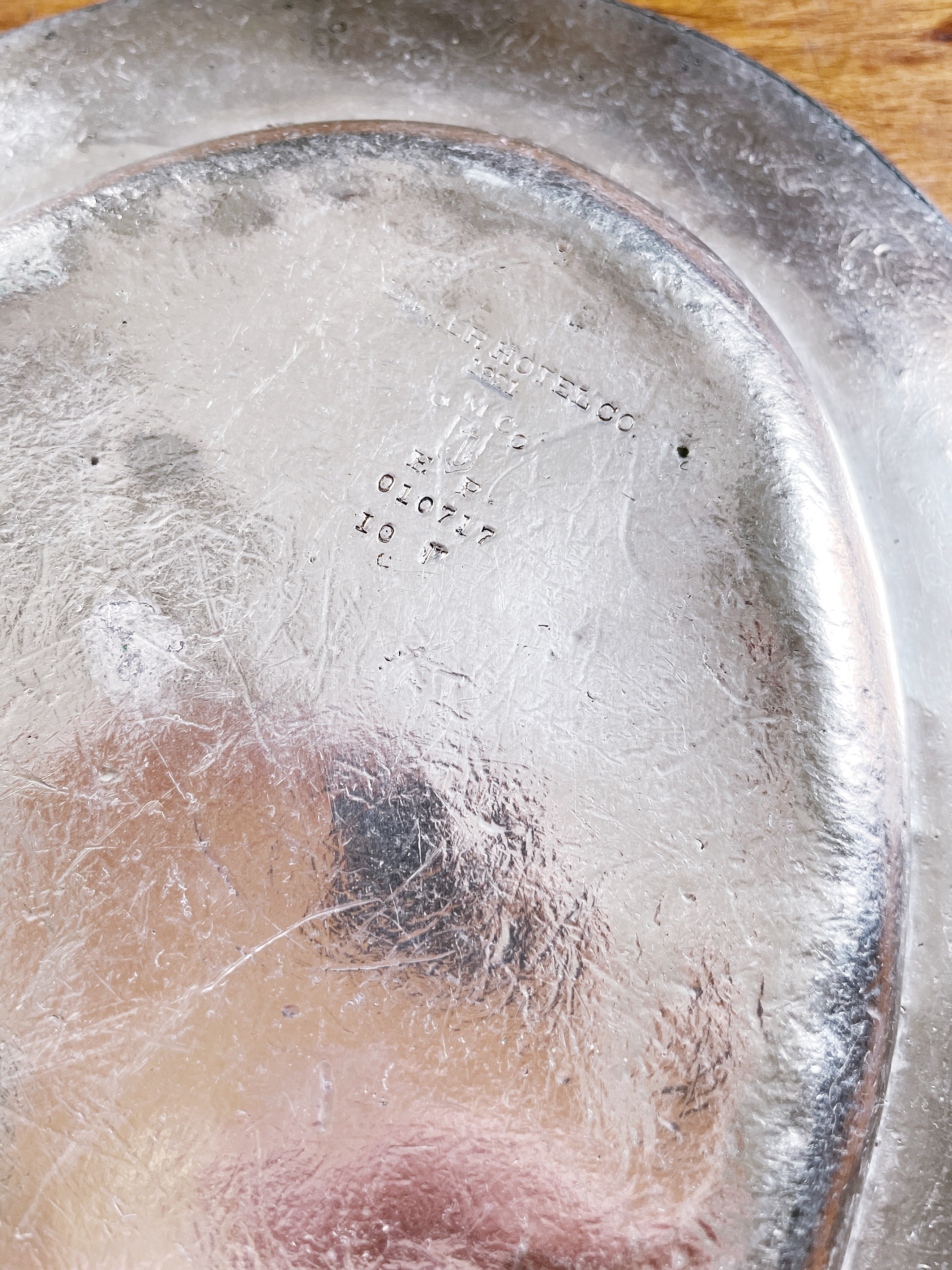1920s Silver Plated Dome & Platter from The Baker Hotel in Dallas