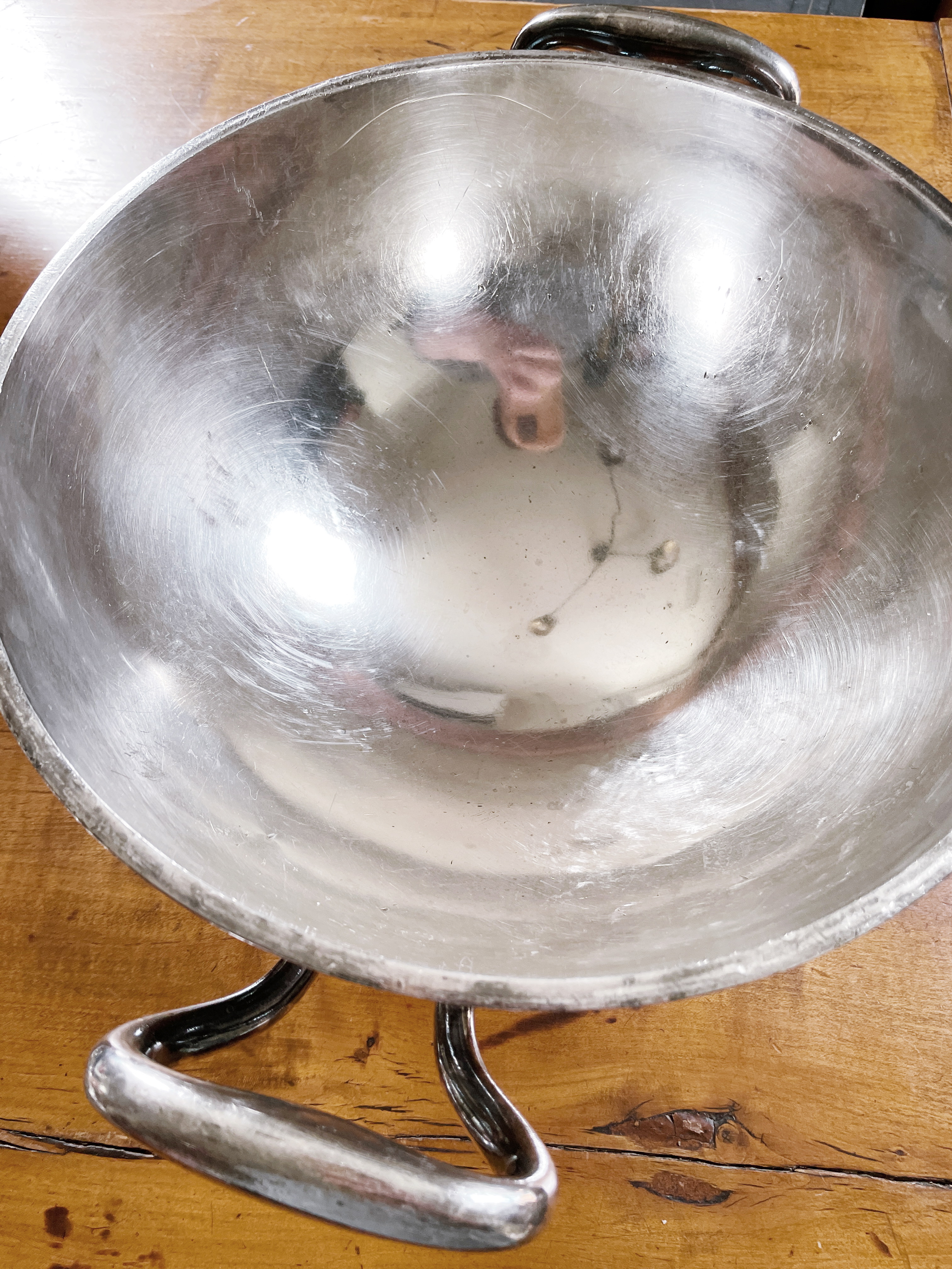 Antique Silver Plated Serving Bowl from Deutsche Africa Line Ship