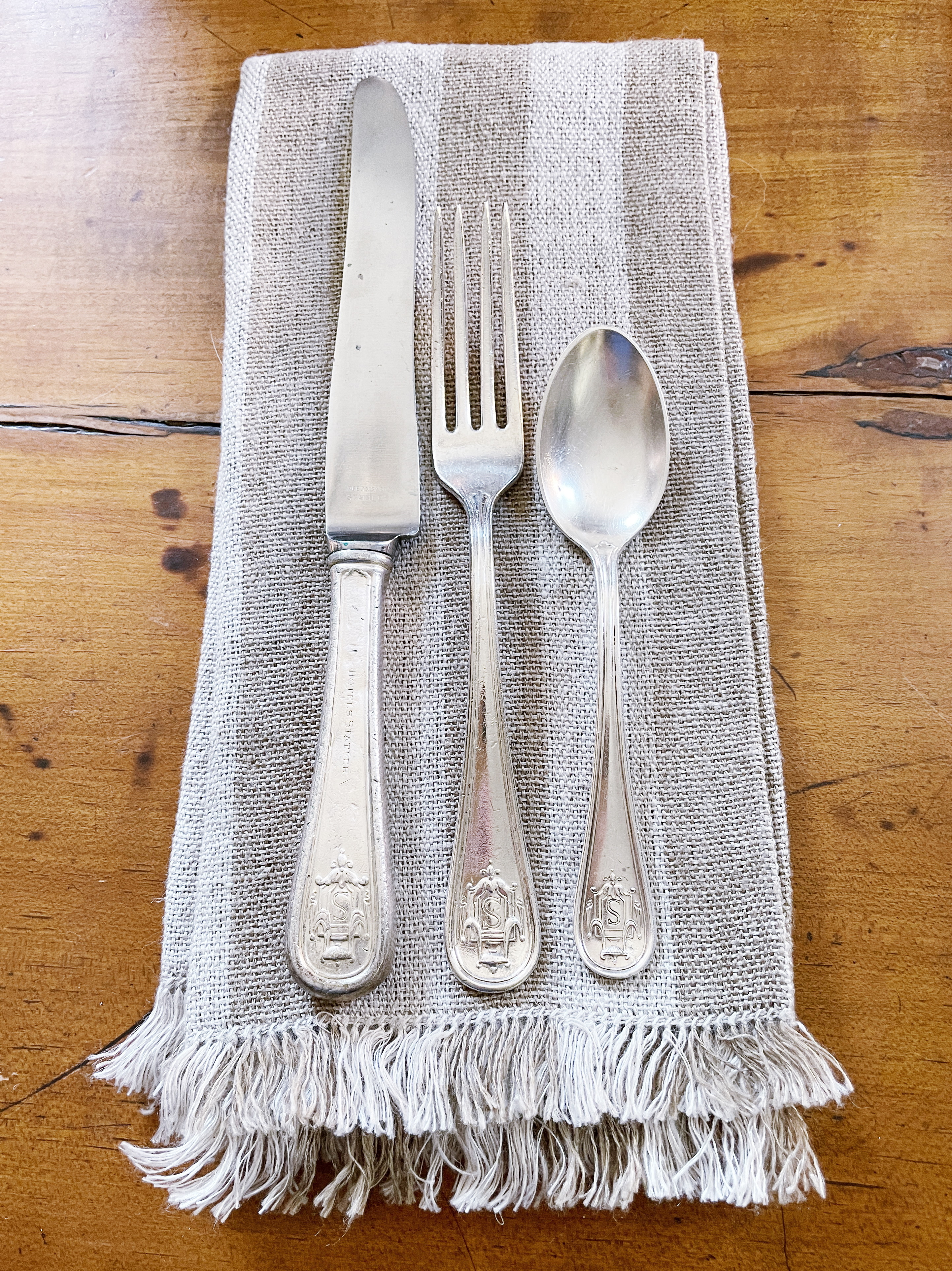 Service for 6 Silver Plated Flatware from The Statler Hotel