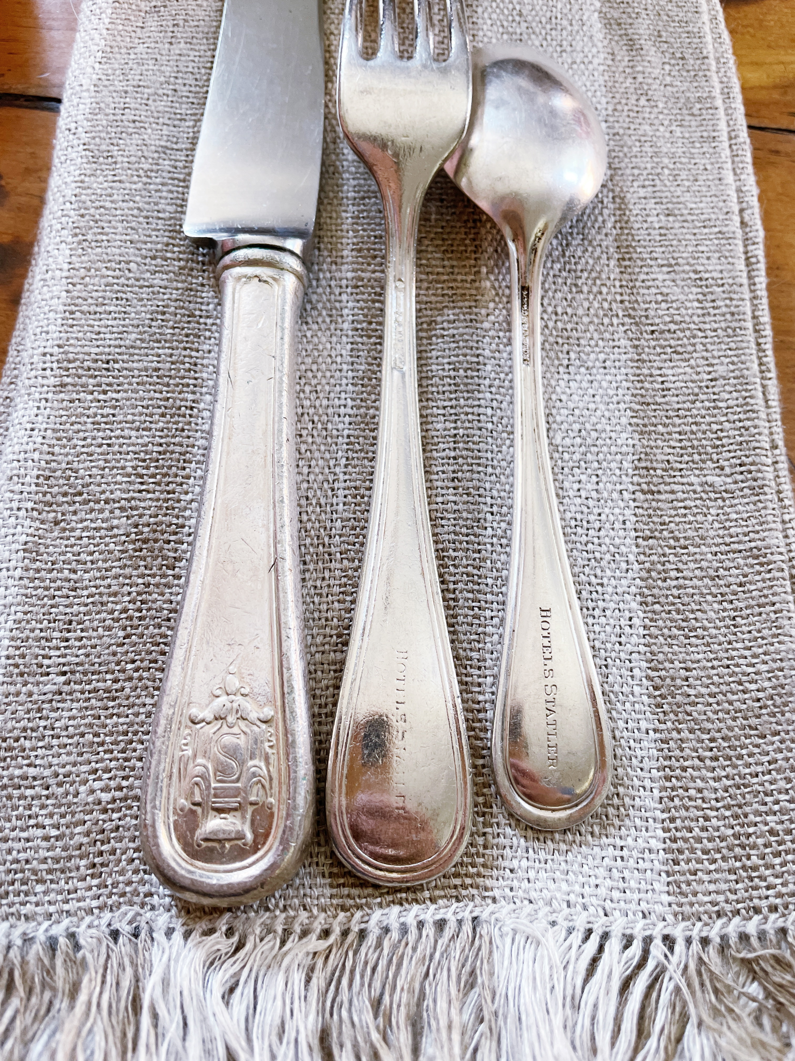 Service for 6 Silver Plated Flatware from The Statler Hotel