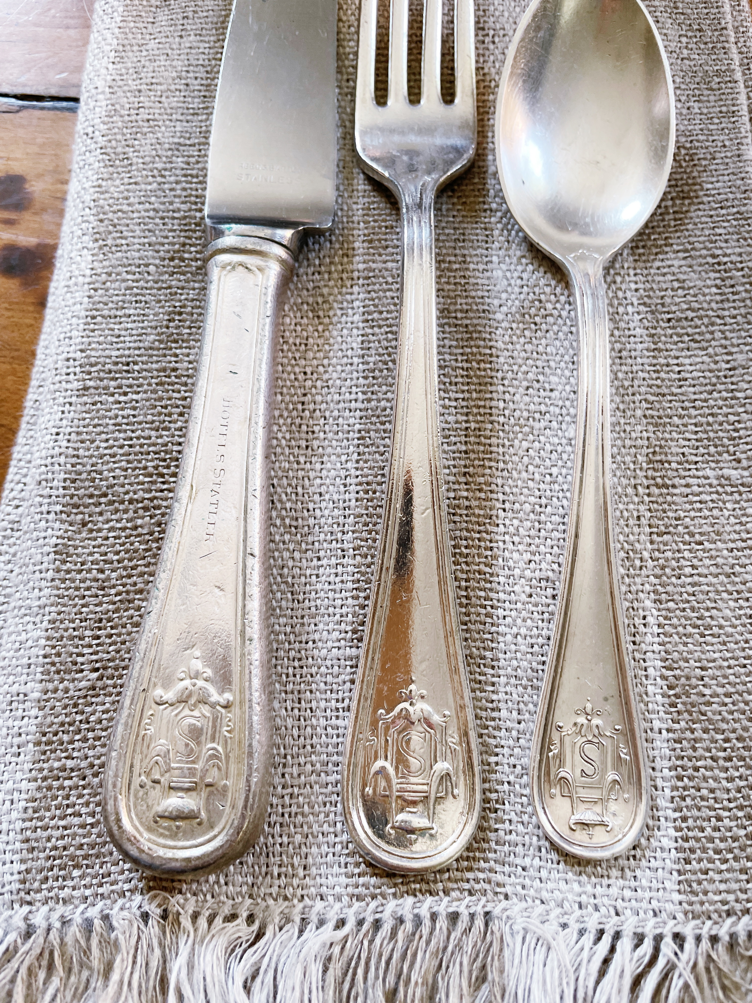 Service for 6 Silver Plated Flatware from The Statler Hotel