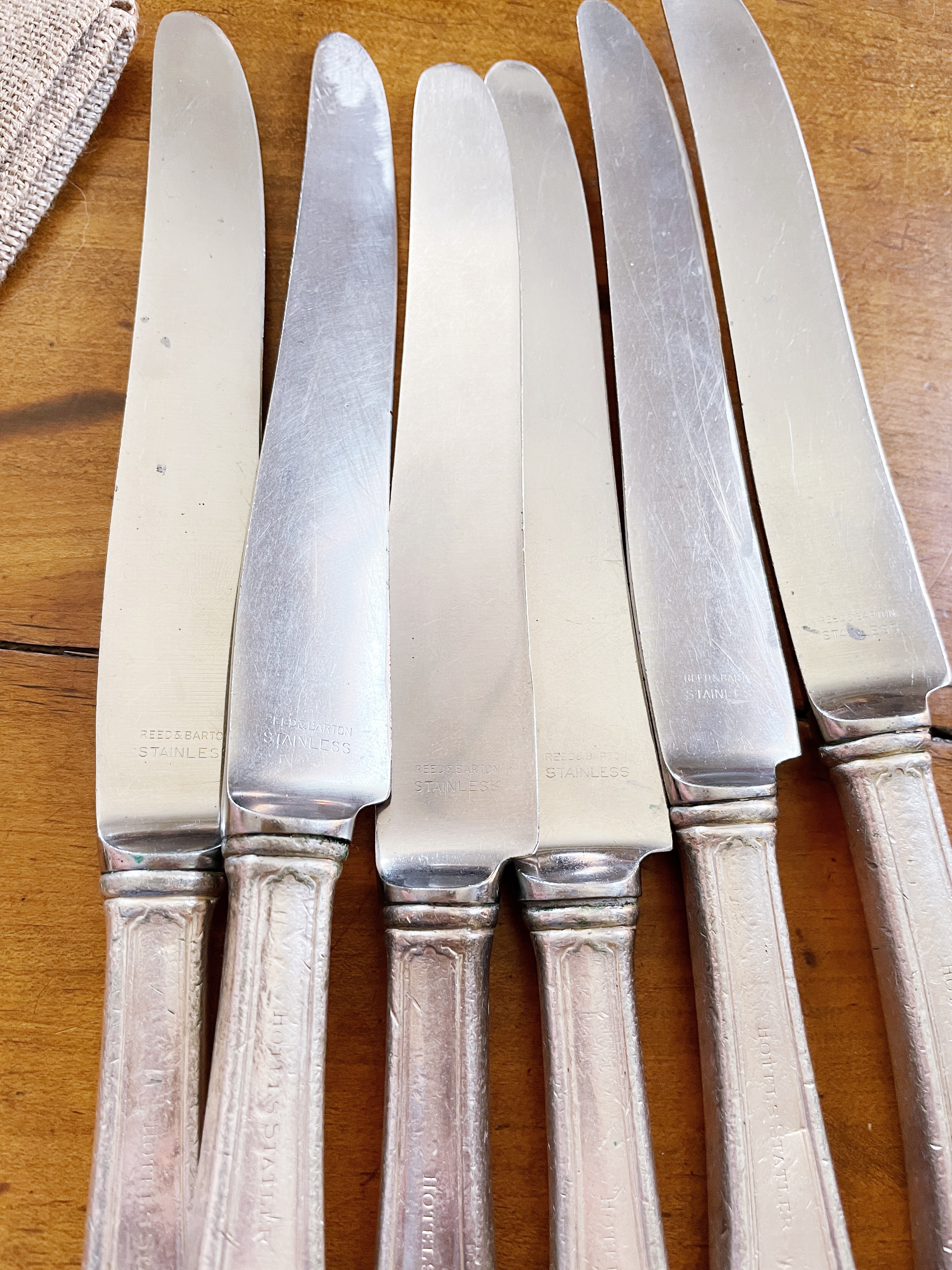 Service for 6 Silver Plated Flatware from The Statler Hotel