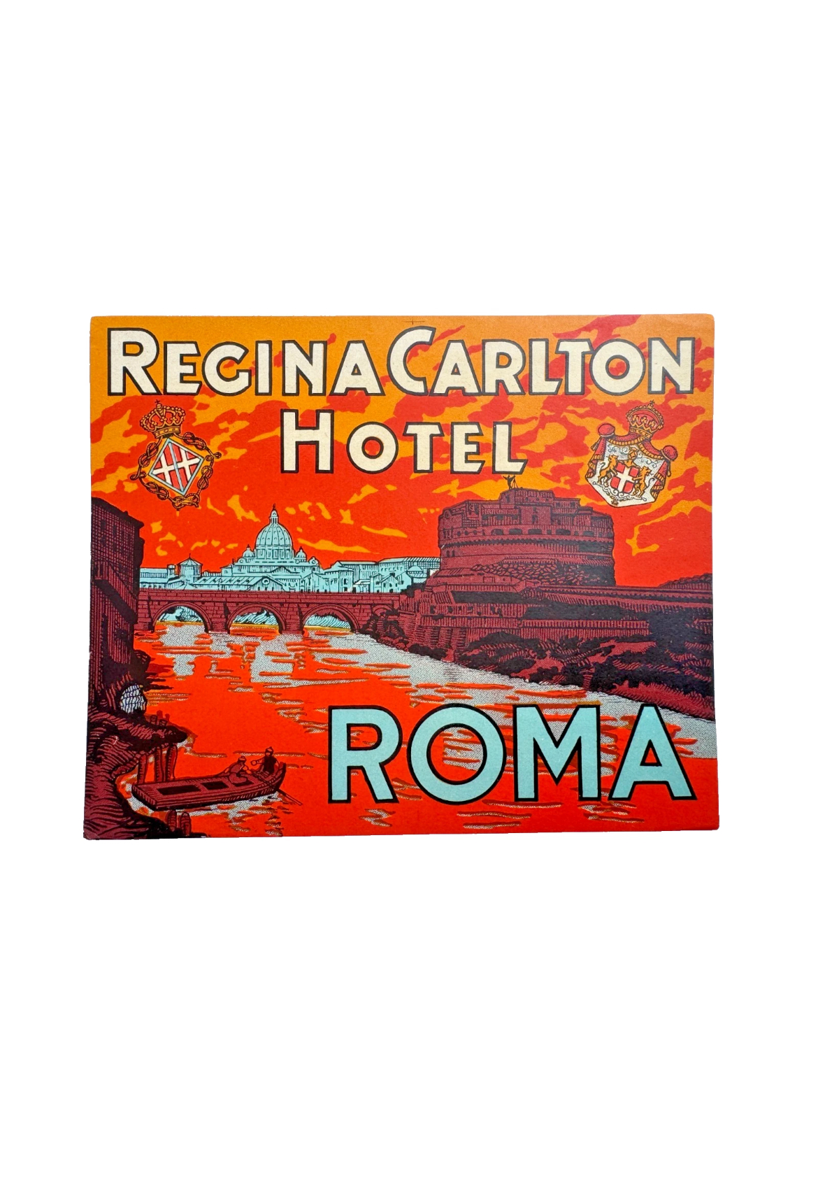 Antique Silver Plated Toothpick Holder from Regina Hotel Rome