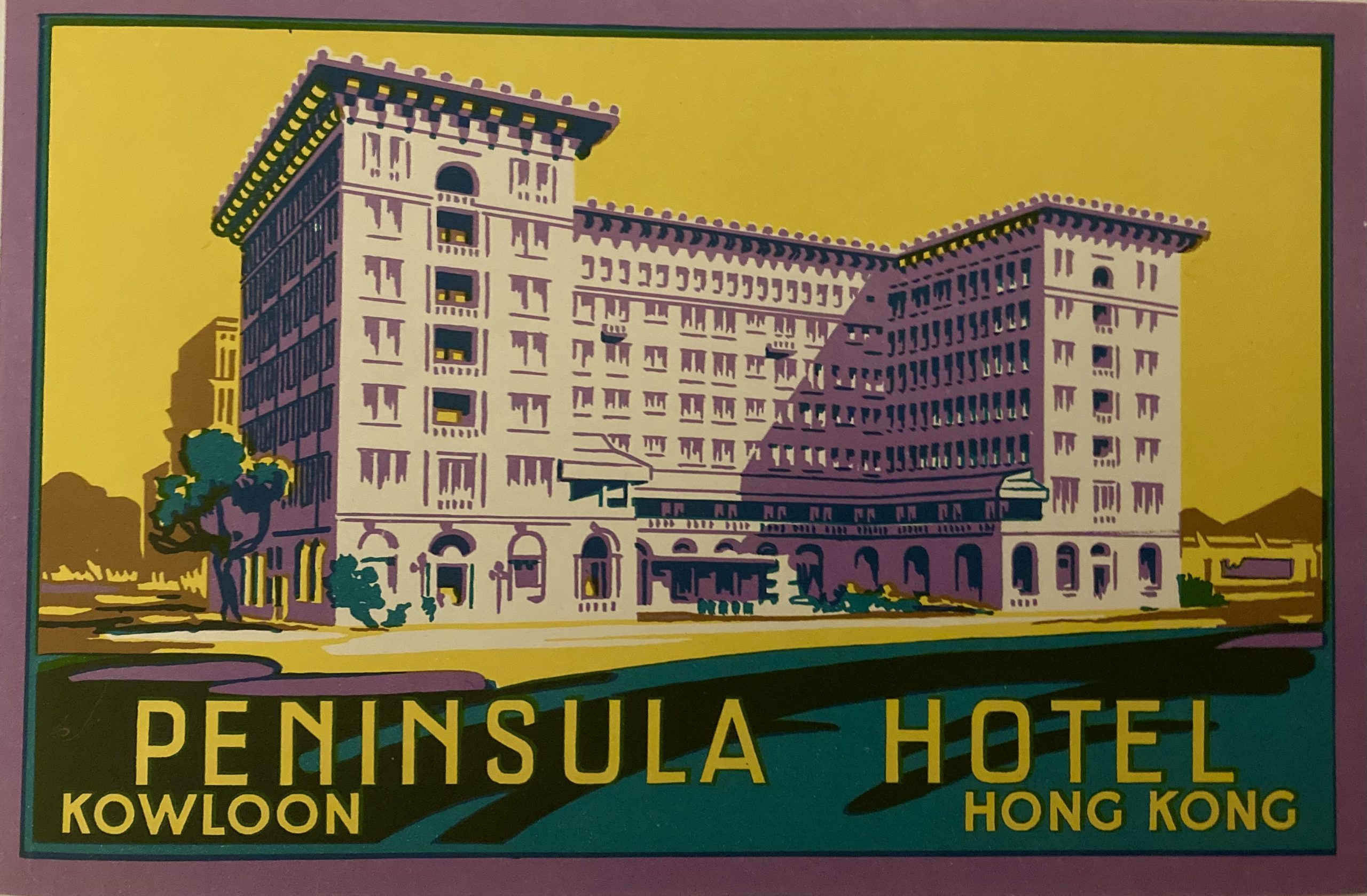 1928 Silver Plated Menu Holder from Hong Kong & Shanghai Hotels