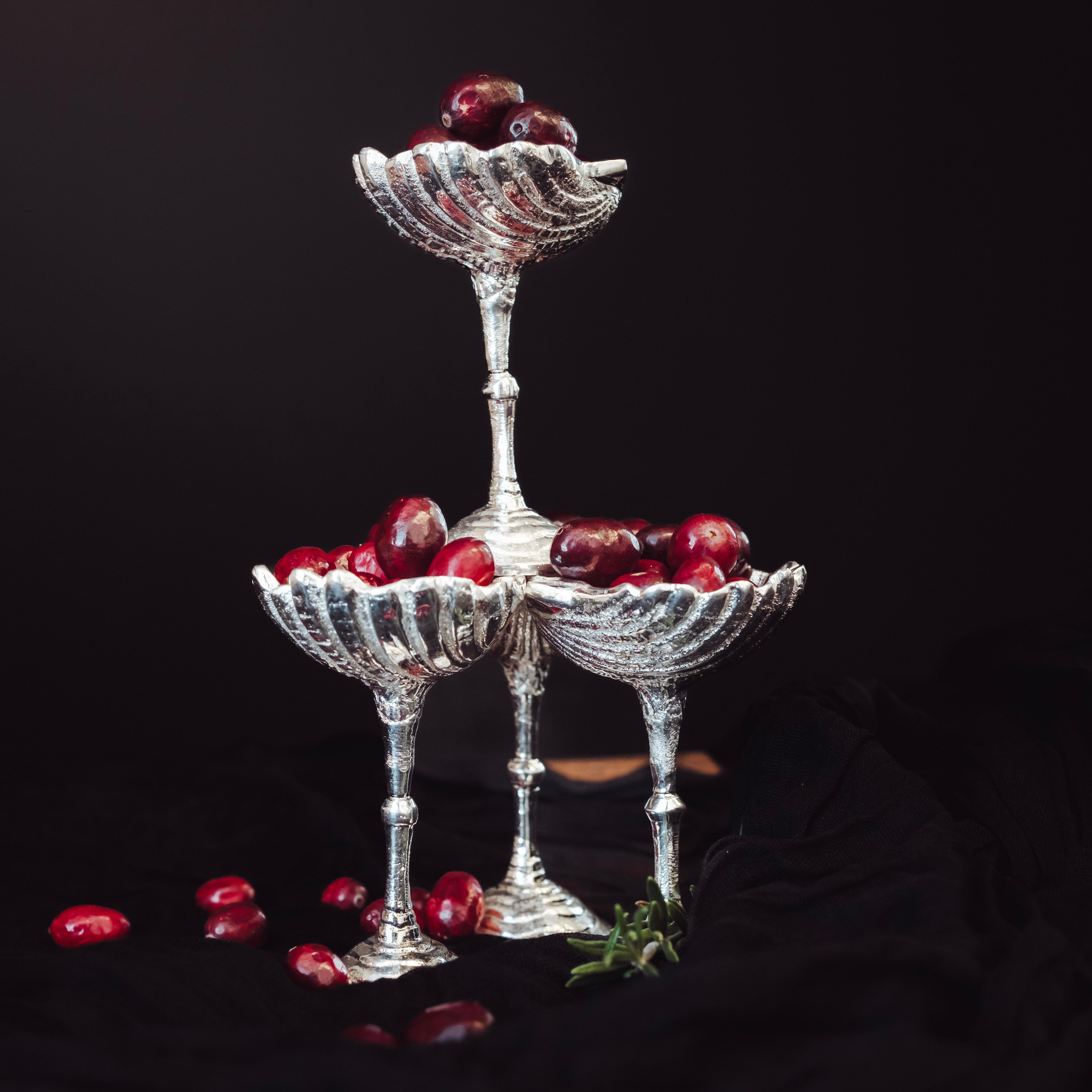 Cast White Brass Shell Cordial