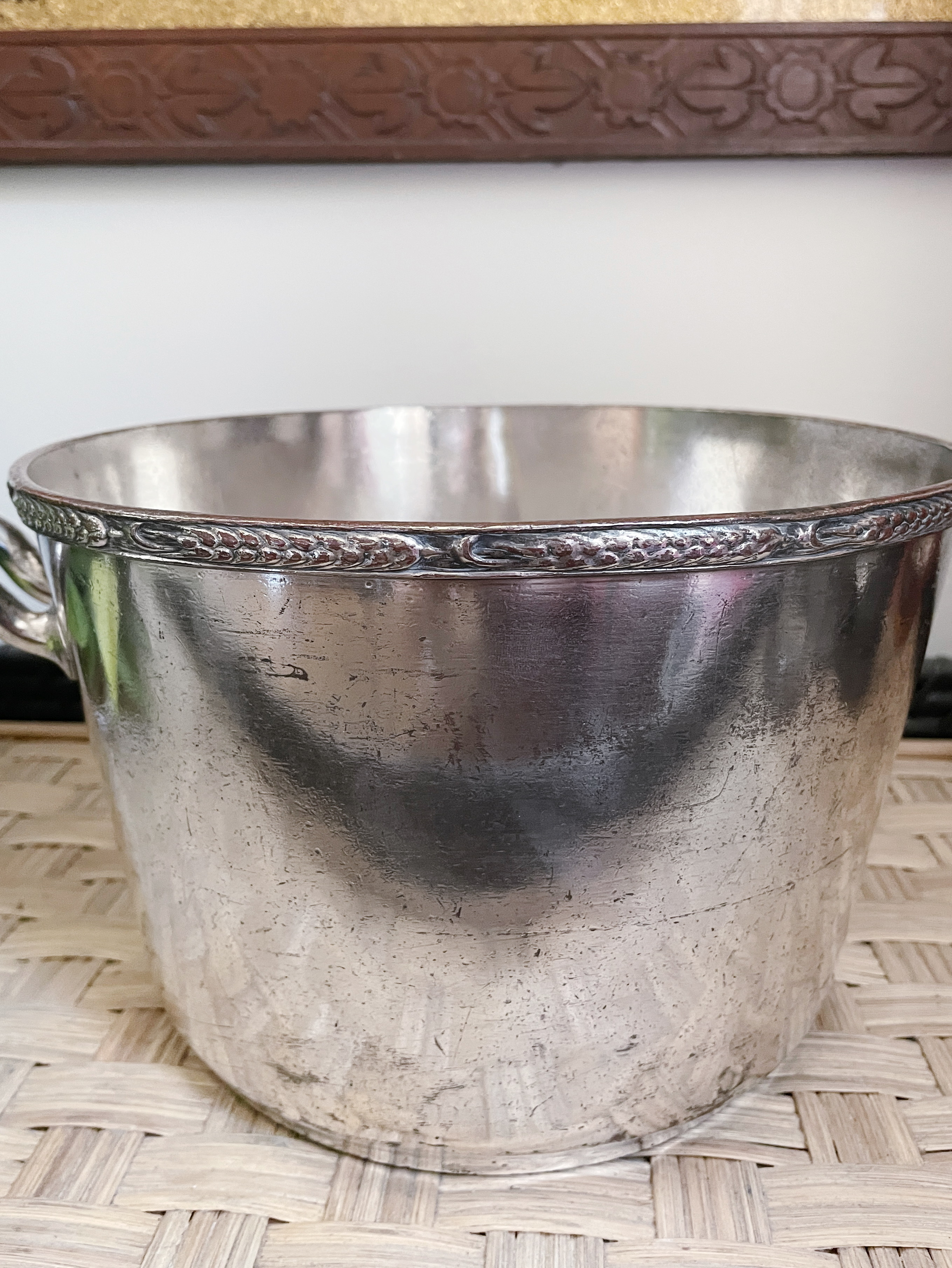 1930 Silver Plated Champagne Bucket from Hotel Pierre NYC