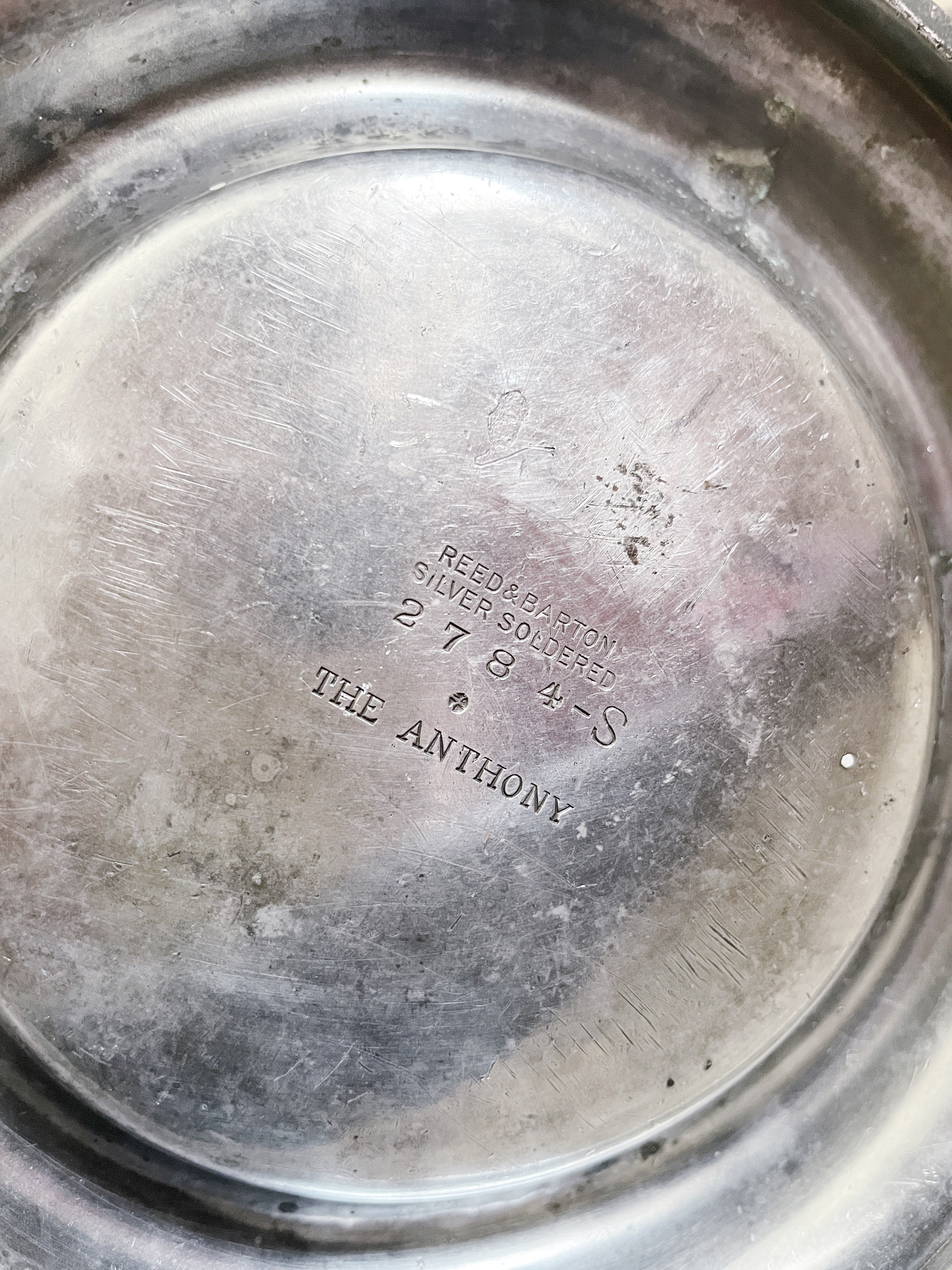 1920s Silver Plated Champagne Bucket from The Anthony Hotel in Ft Wayne IN