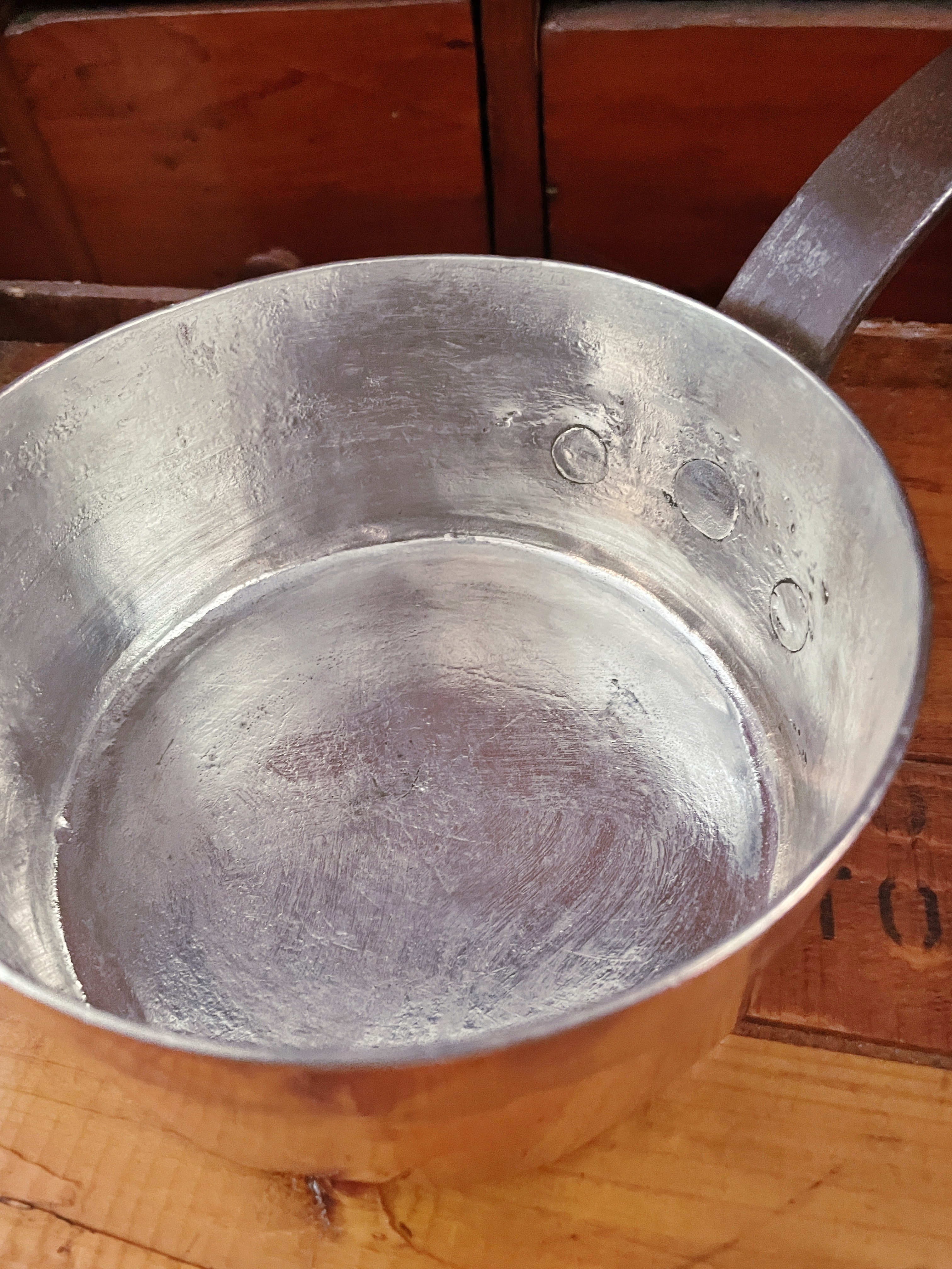 Antique Copper Pot from Voisin Restaurant in NYC