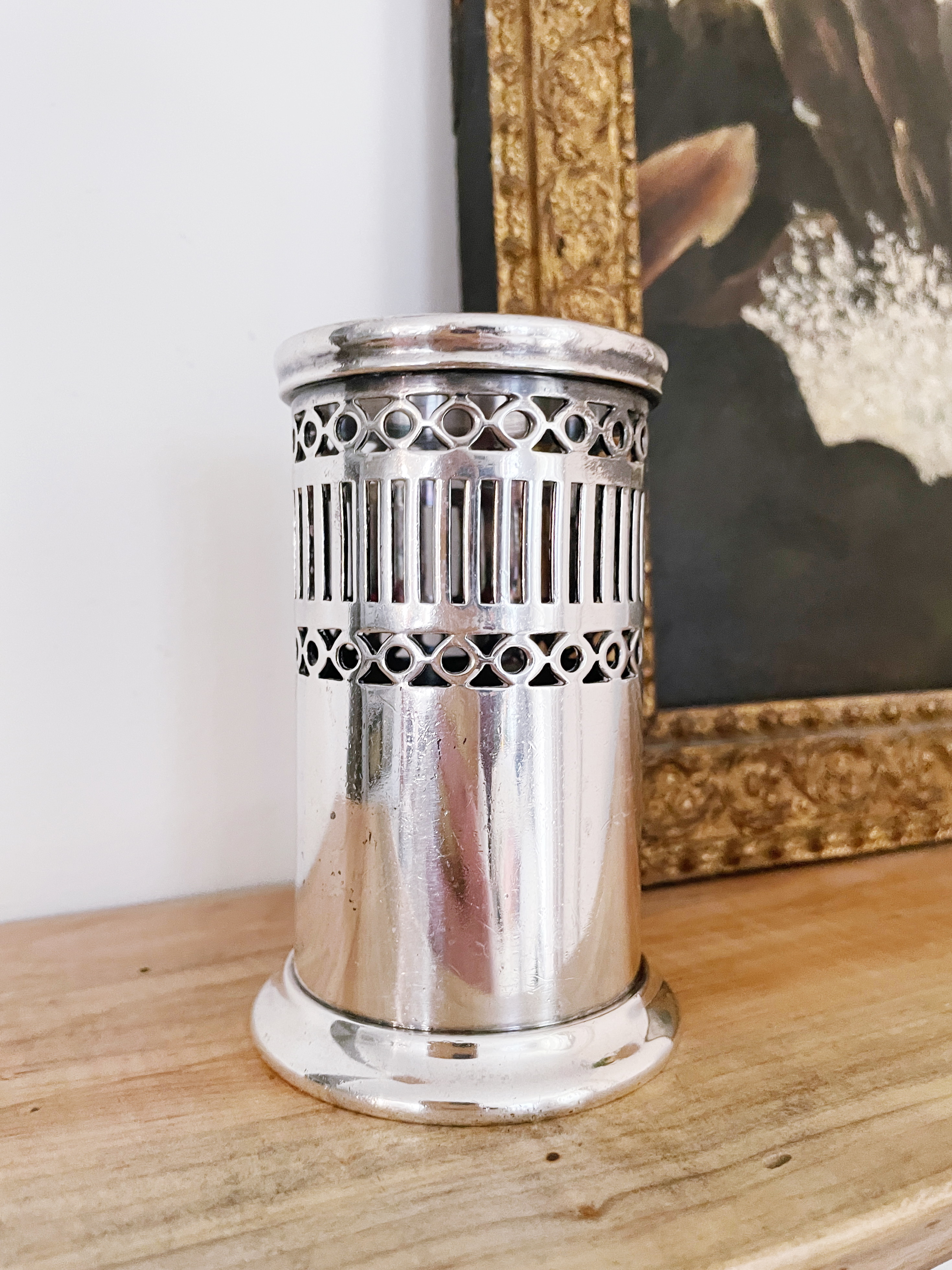 1924 Silver Plated Detroit & Cleveland Steam Navigation Company Condiment Bottle Holder