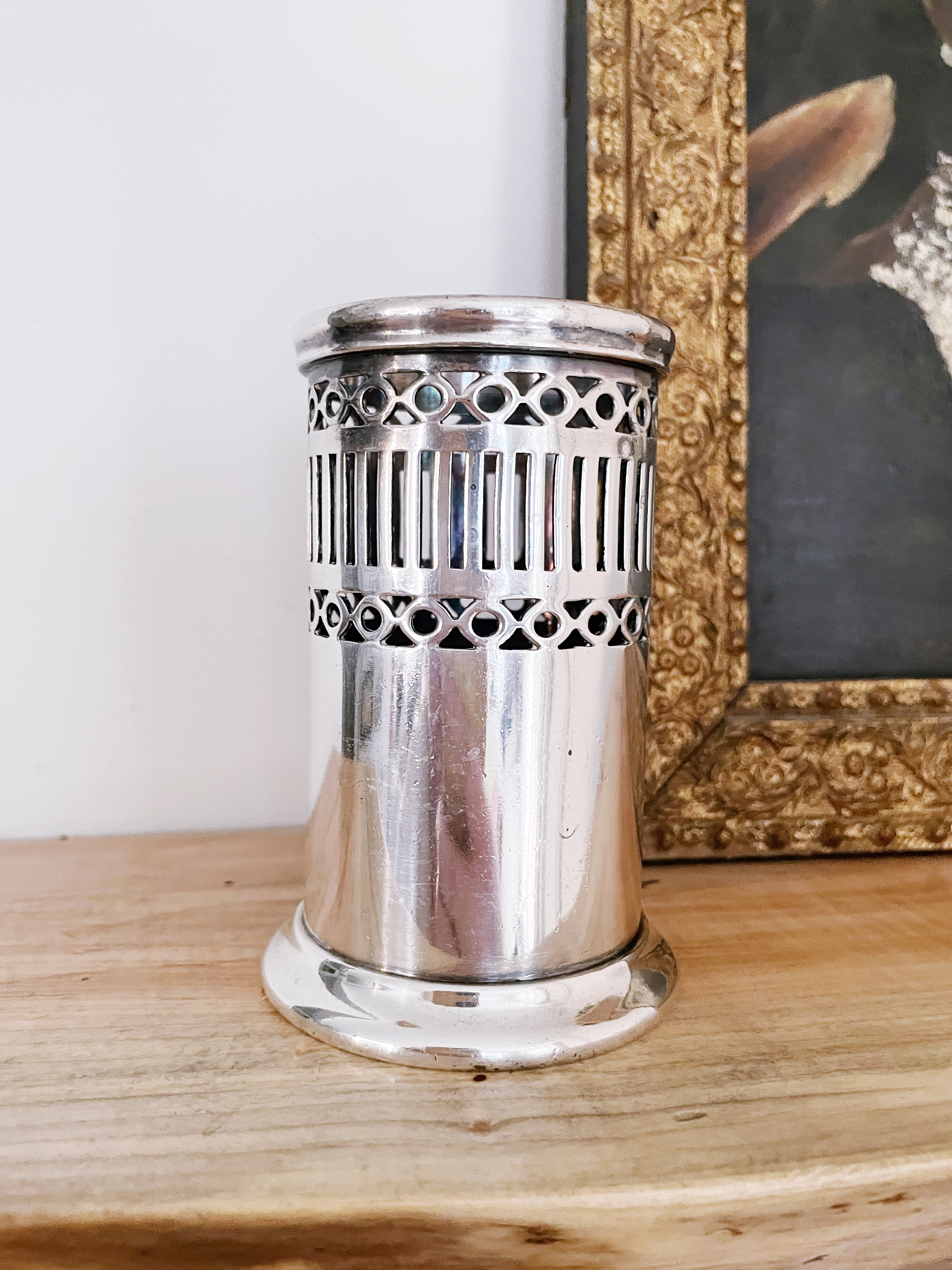 1924 Silver Plated Detroit & Cleveland Steam Navigation Company Condiment Bottle Holder