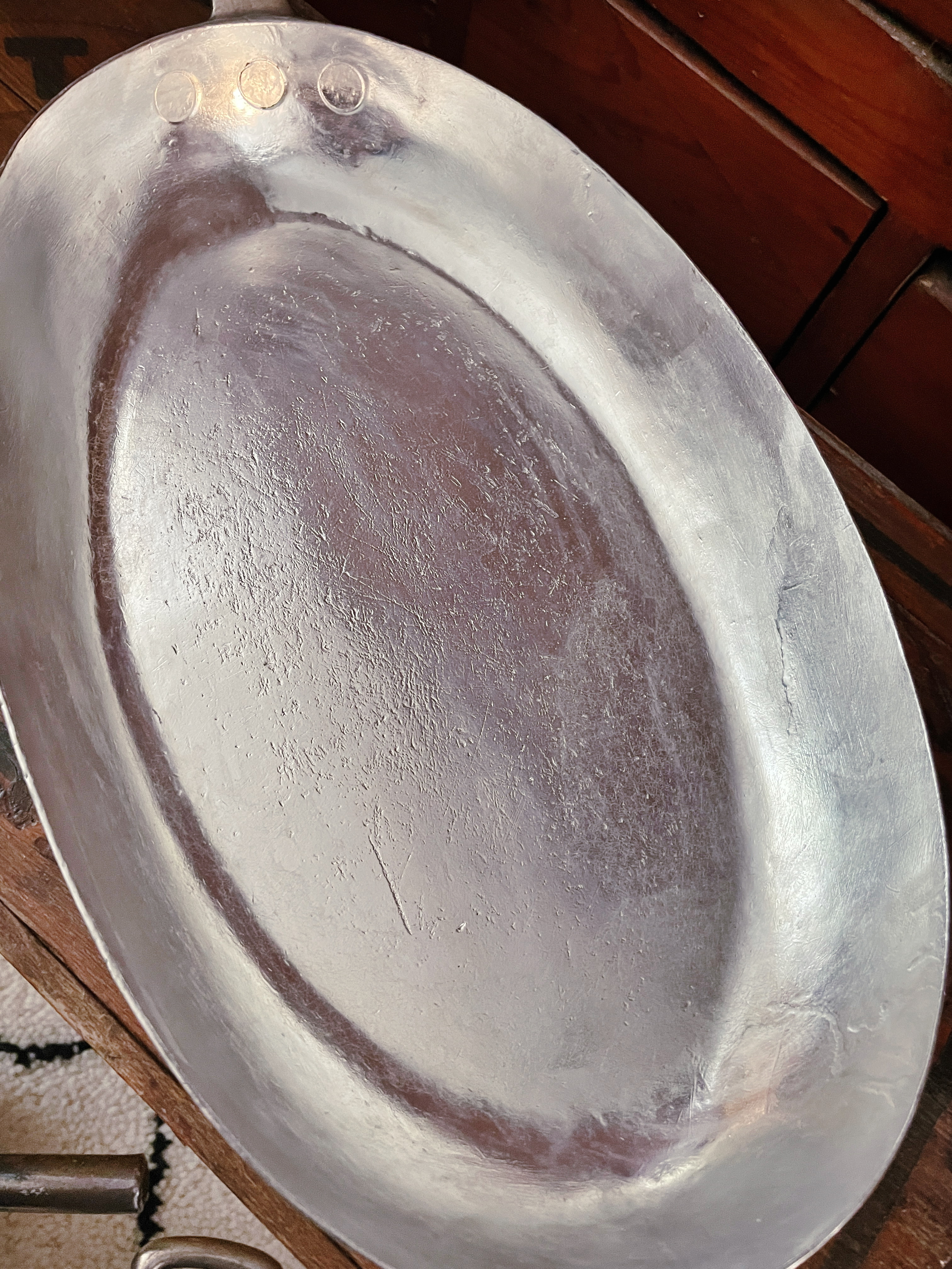 Antique Heinrichs Copper Sauté Pan from The Mayflower Hotel in Washington DC
