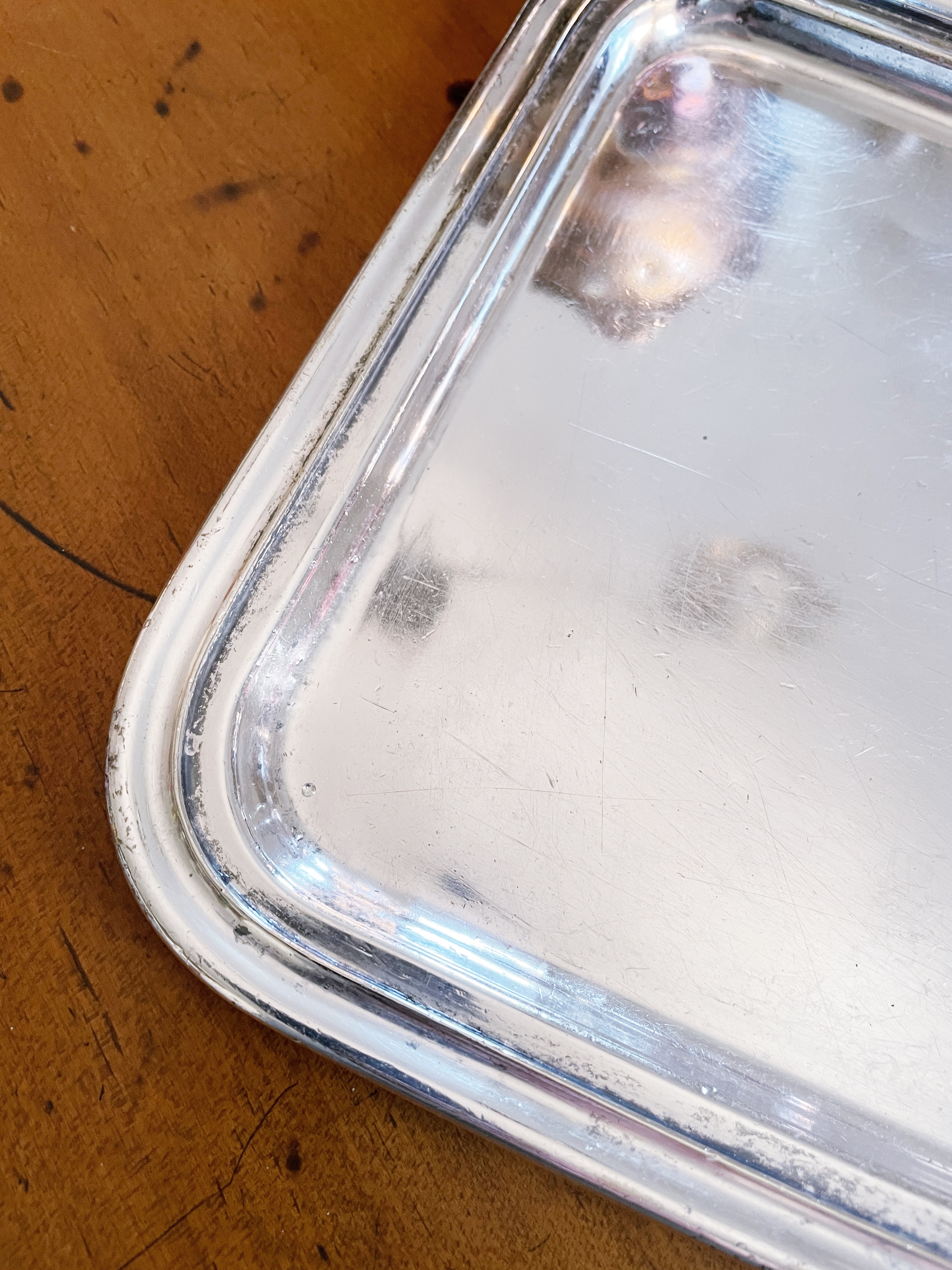 1917 Silver Plated Serving Tray from Hotel Winton in Cleveland OH
